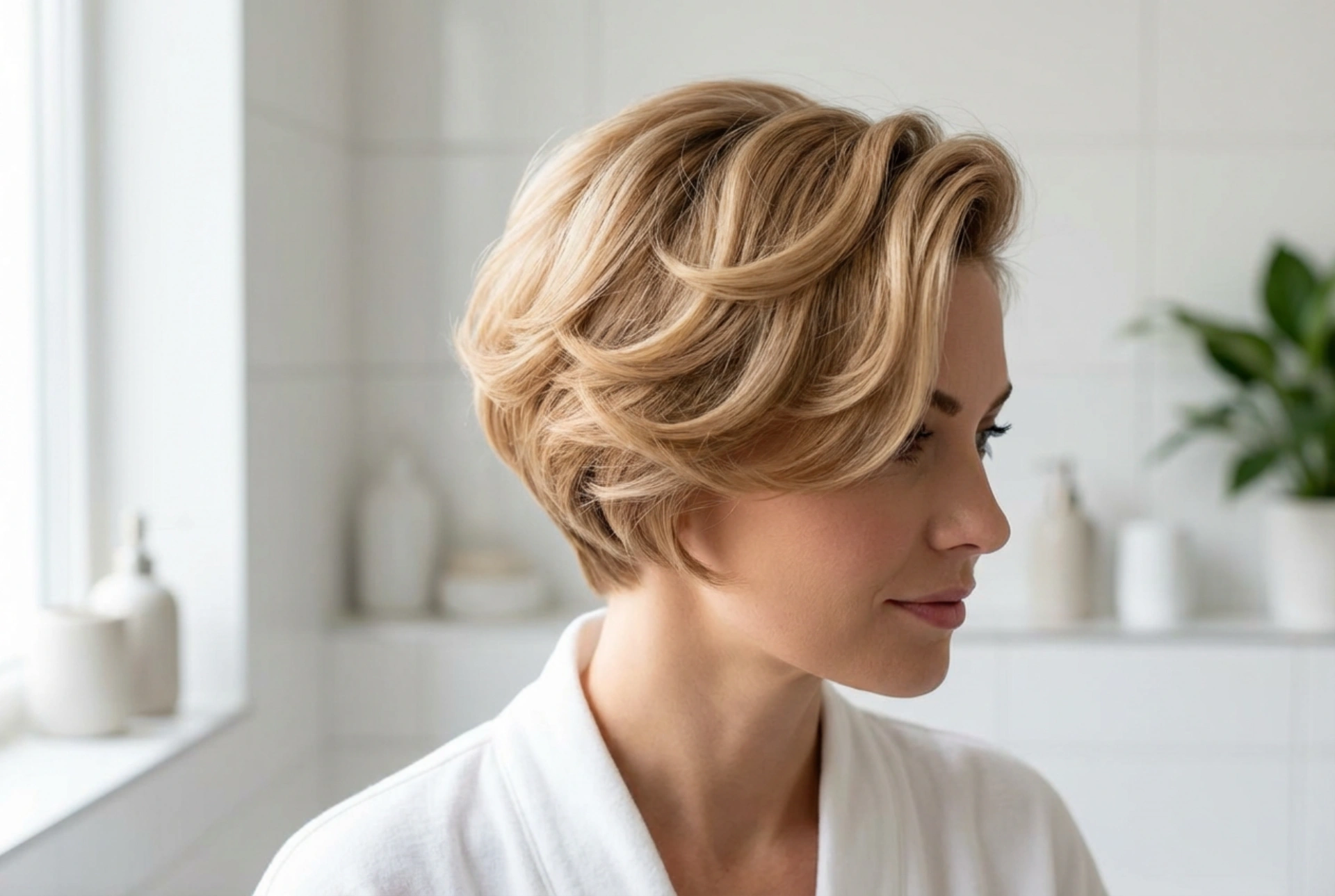 Korte kapsels uit de jaren 60: pixie, volume en de scheiding