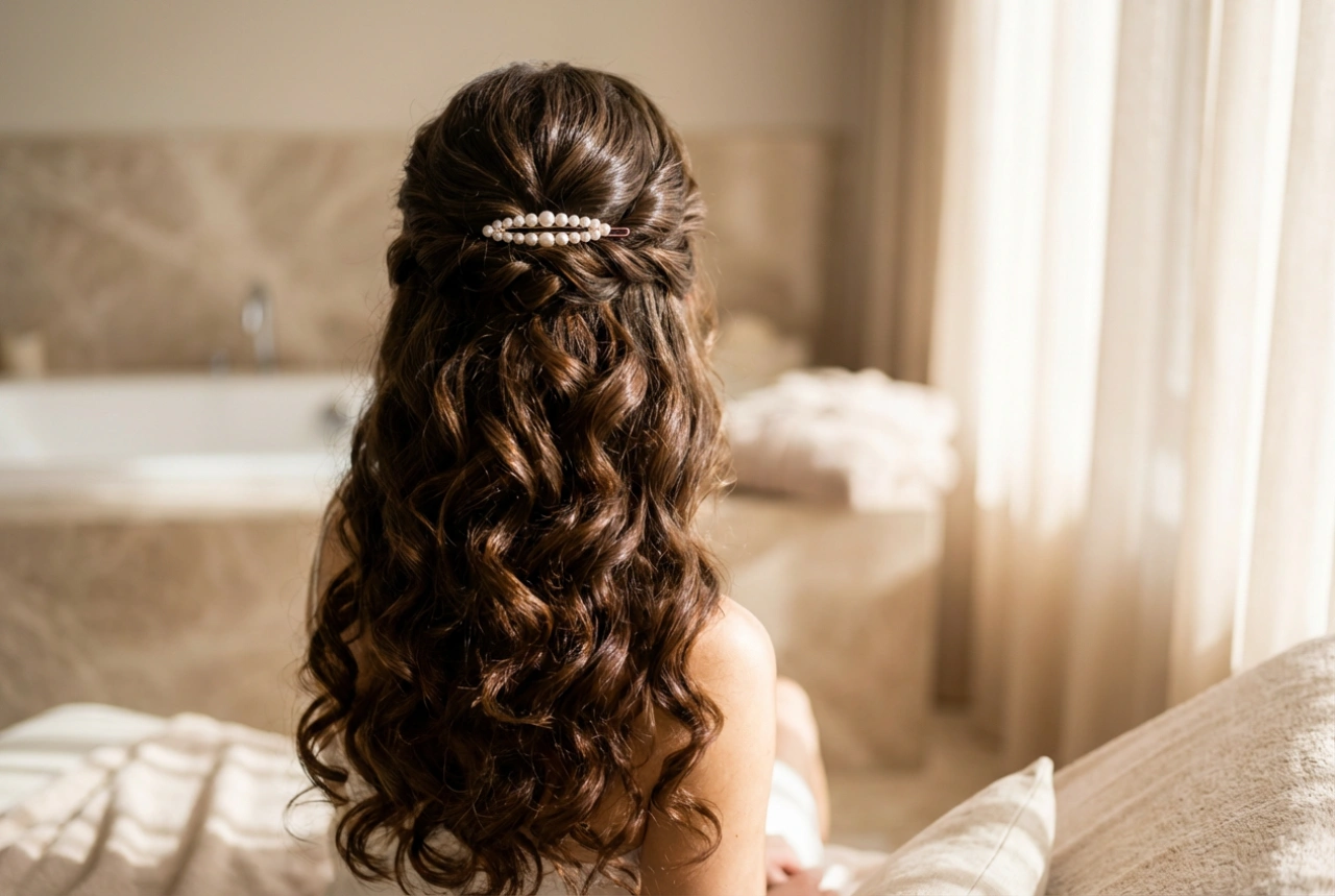 Elegante en langdurige krullen voor een bruiloft: stap-voor-stap kapsels