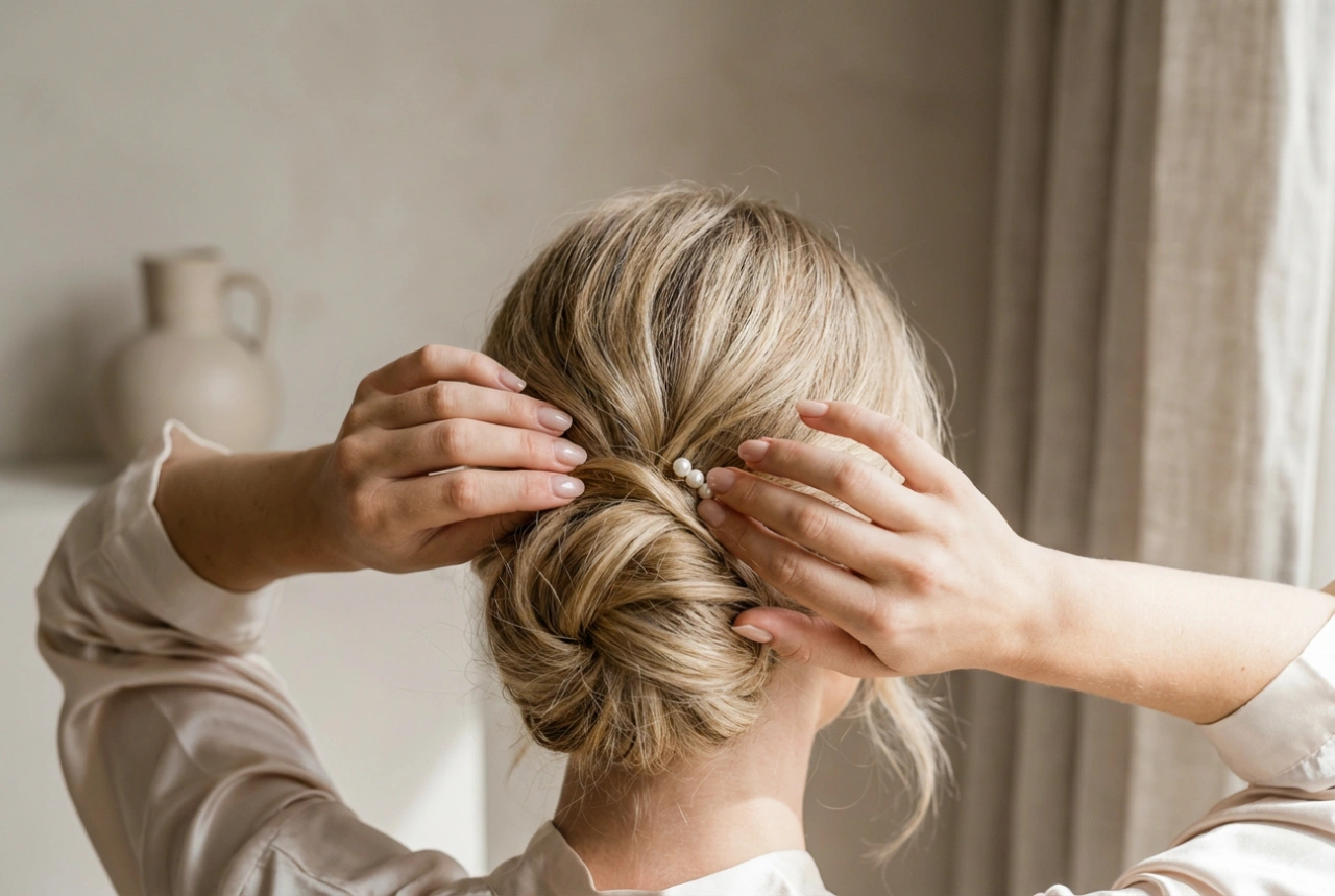 Bruidskapsels: een knot stap voor stap voor verschillende haartypes