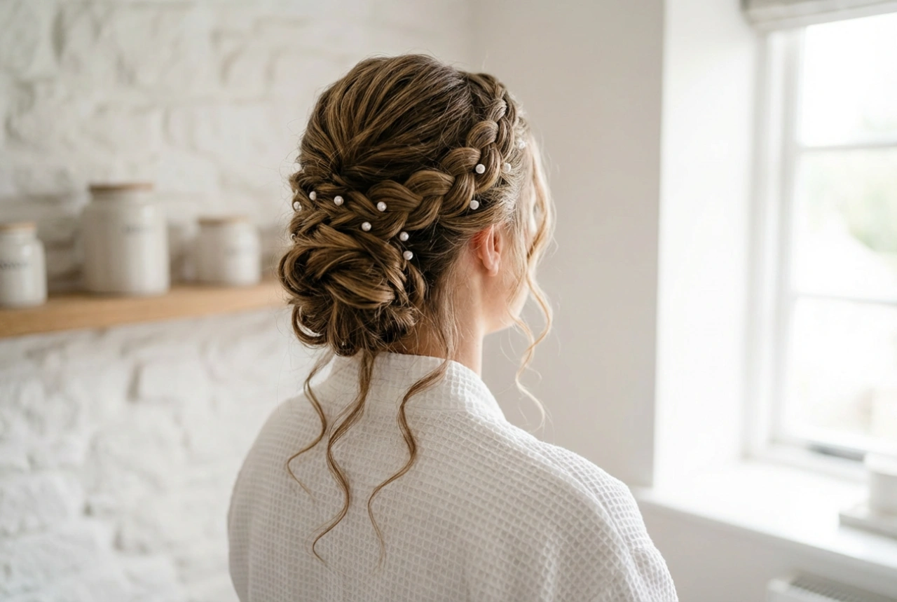 Romantische opgestoken kapsels voor lang haar: perfect voor een bruiloft
