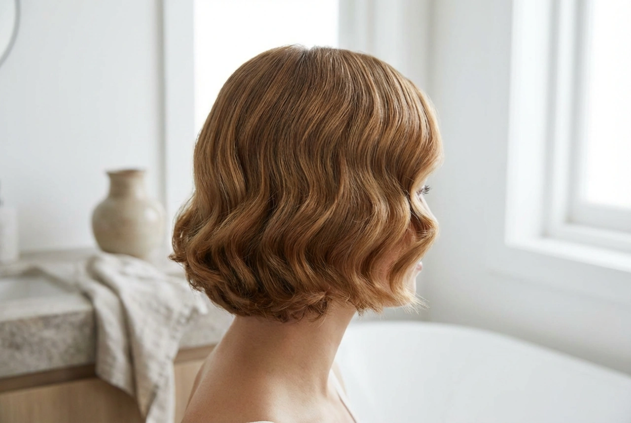 Bruiloftskapsels voor kort haar: golven, gel en houdbaarheid