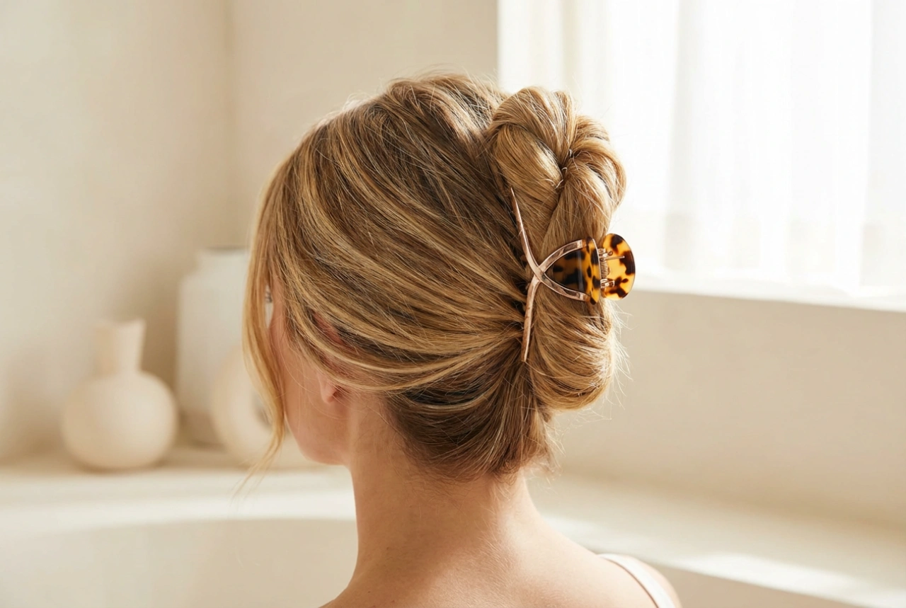 Haarstijlen met een haarklem: Van messy bun tot strakke look