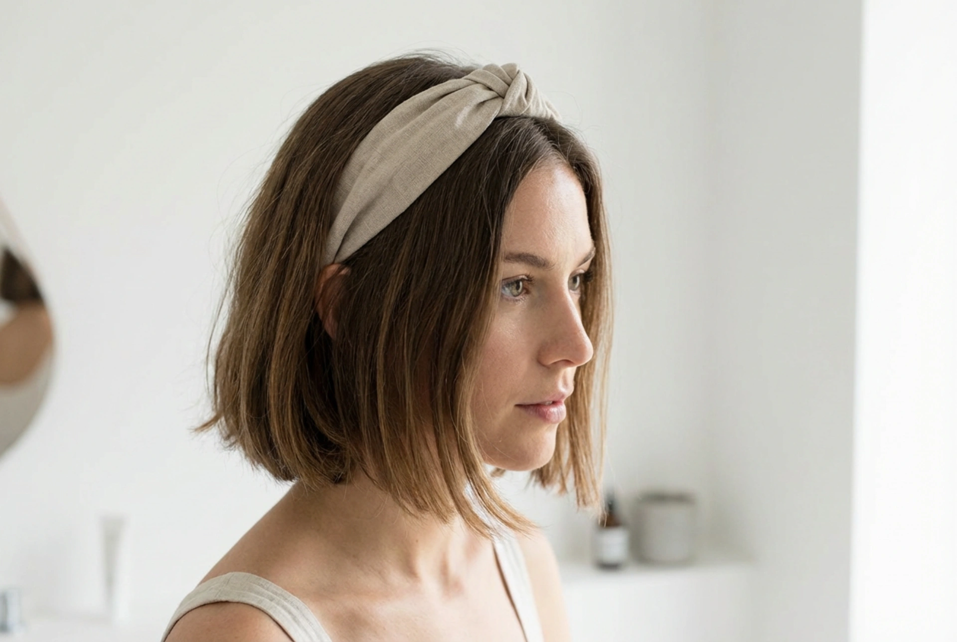 Kort haar en kapsels met een haarband: snelle opsteekkapsels zonder hitte