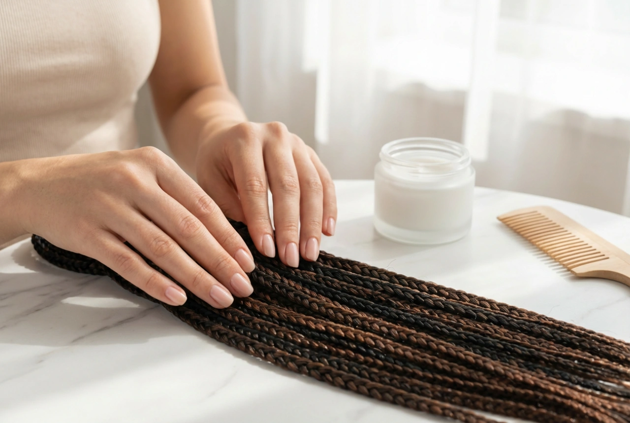 Kapsels met synthetische vlechten: verzorging en veilige styling
