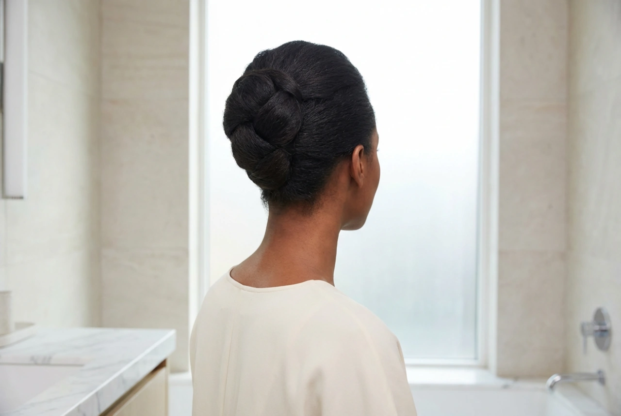 Een knot voor kort haar: een snelle opsteekkapsel met volume en zonder zichtbare speldjes