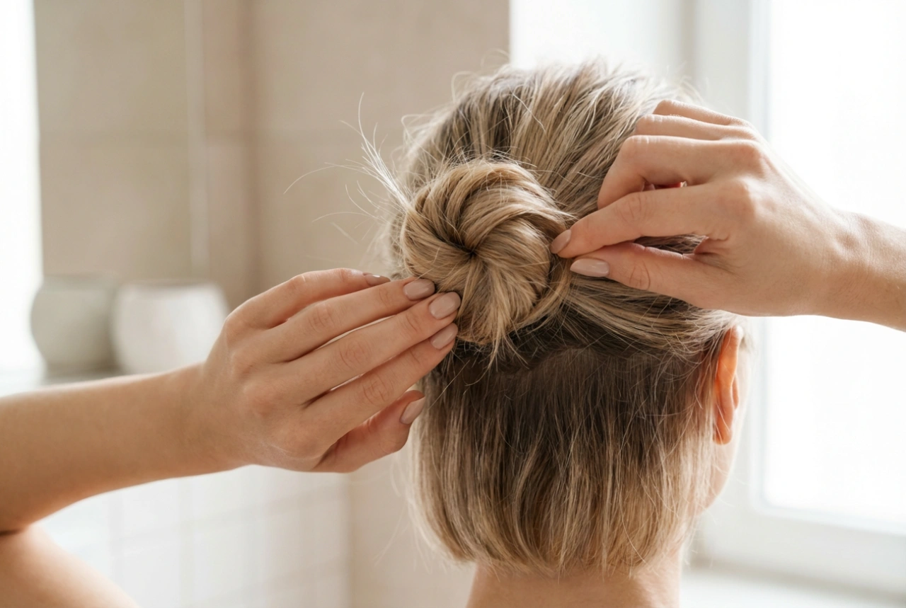 Een knot in kort haar: drie technieken voor verschillende lengtes en dichtheden