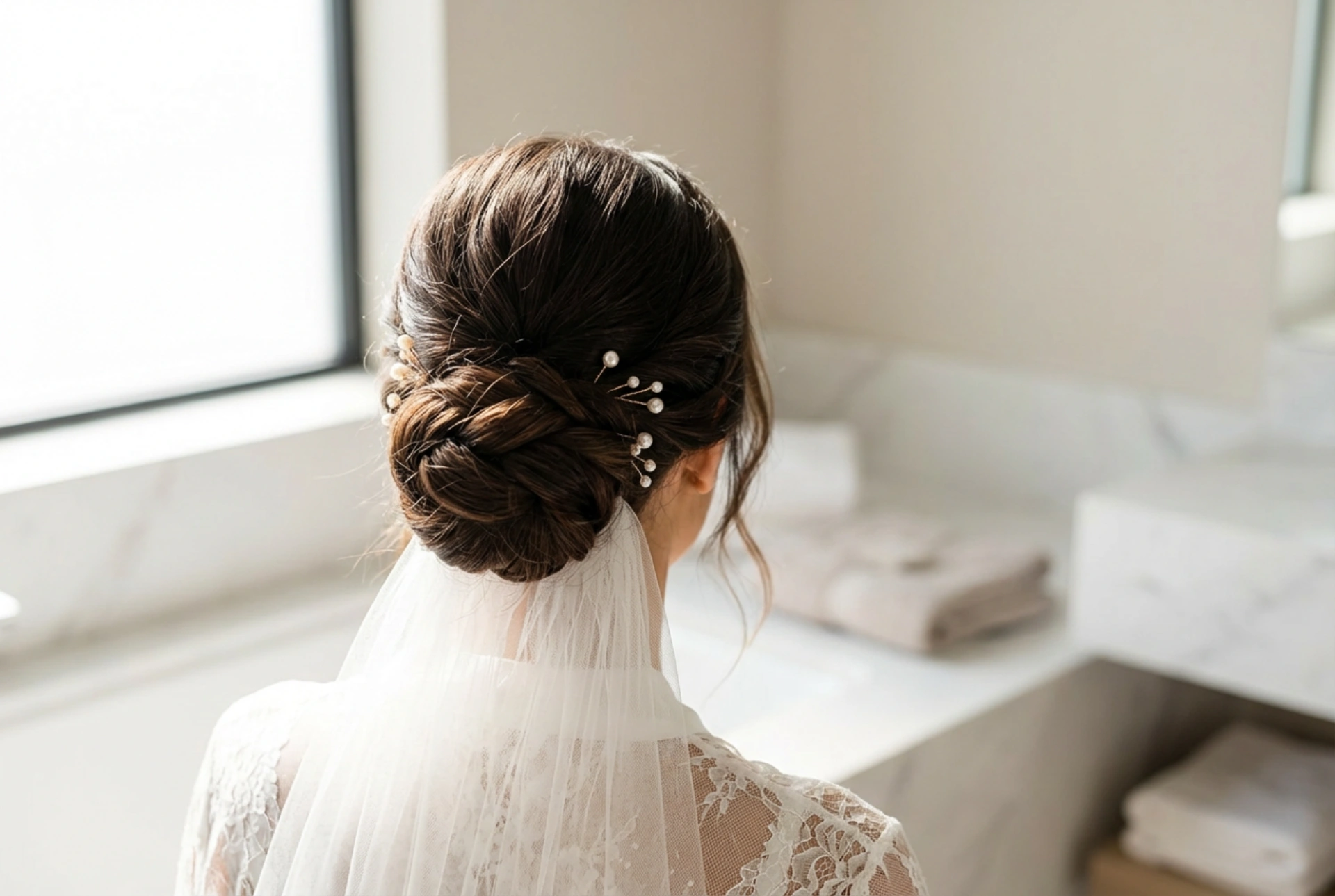 Elegante trouwknot: een stap-voor-stap gids met accessoires