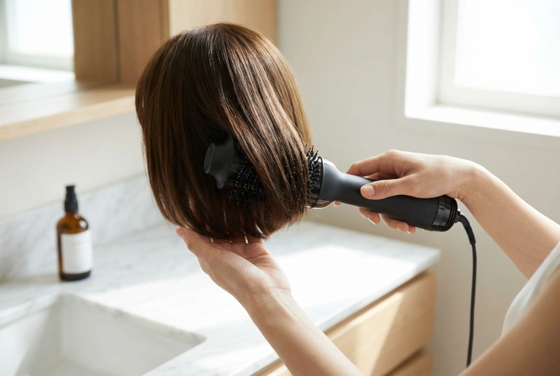 Föhnborstel voor kort haar: stap-voor-stap modelleren