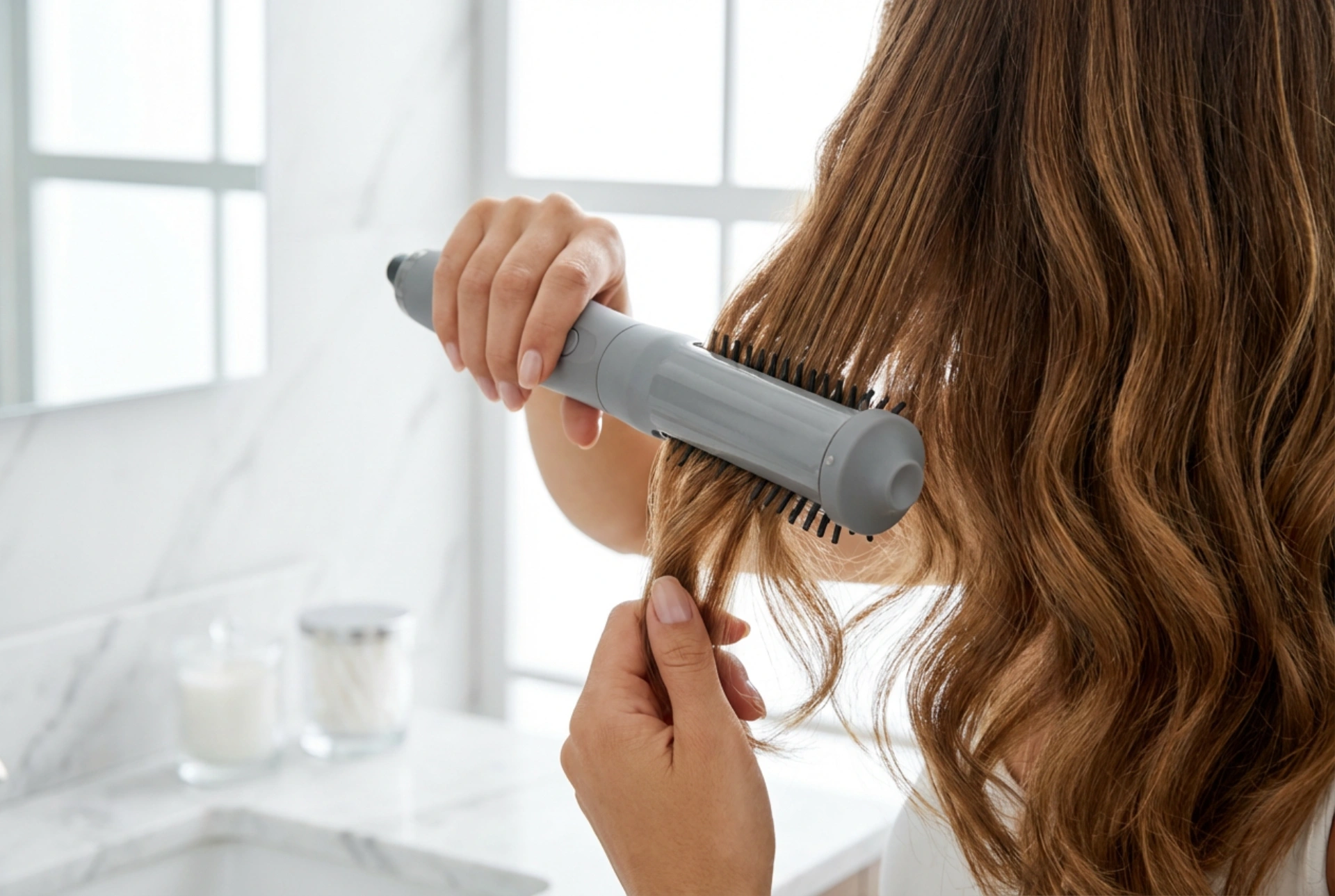 Föhnborstel: hoe je je haar tegelijkertijd kunt stylen en drogen