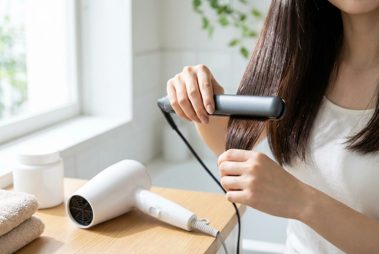 Haardroger en stijltang in duo: het stylingsplan voor een gezonde glans