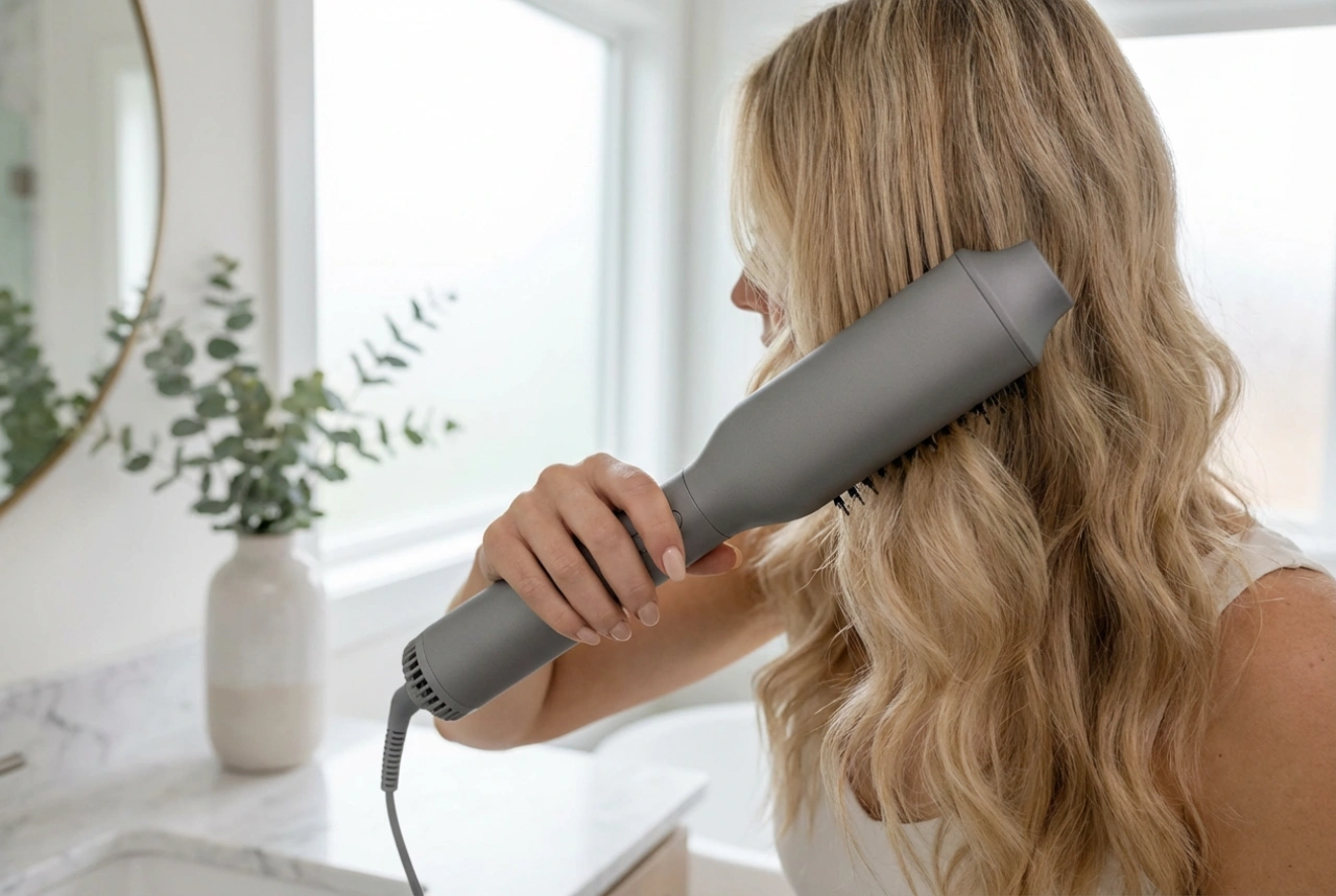 Roterende heteluchtborstel: volume en slag in één apparaat