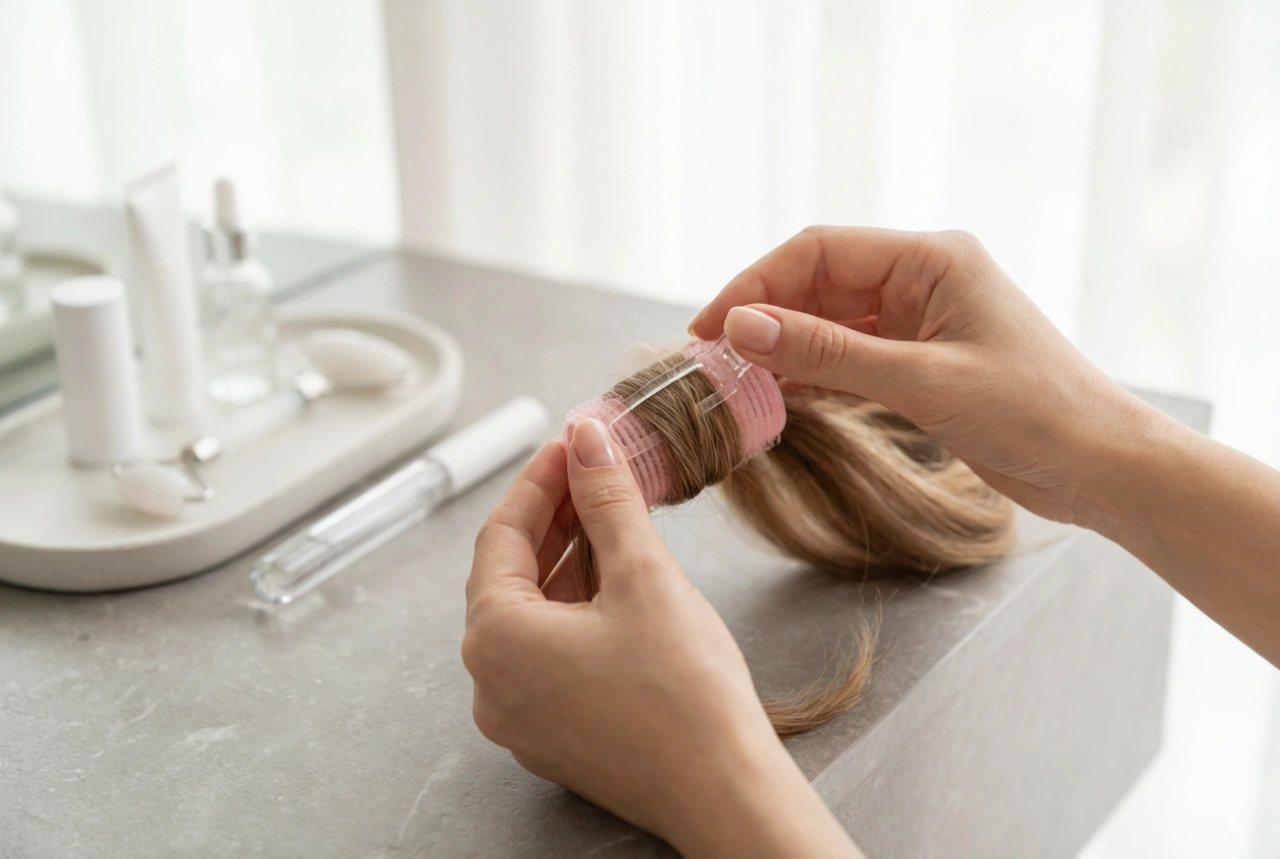 Haarrollers met clips: aanbrengen, inwerktijd en verwijderen