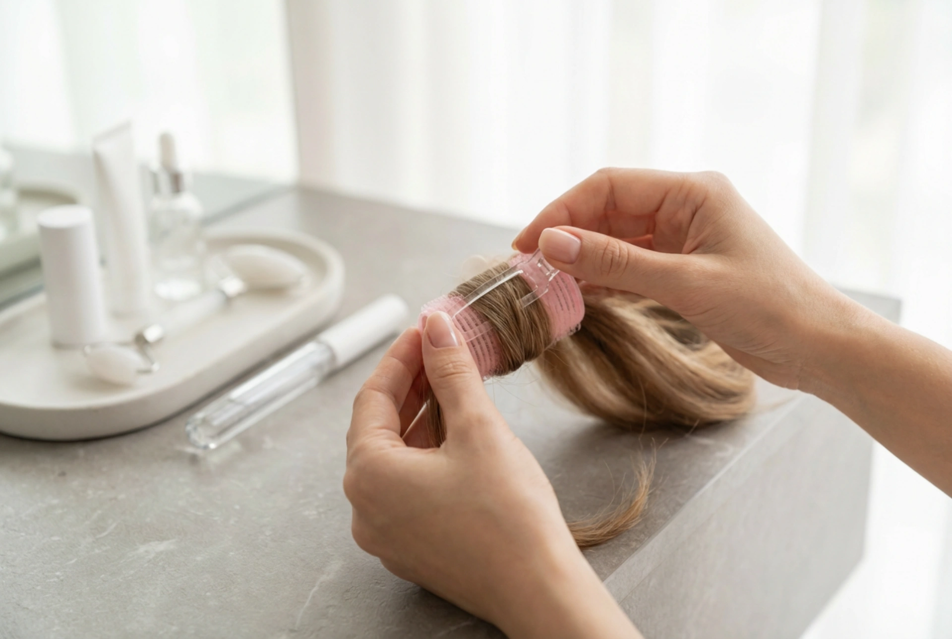 Haarrollers met clips: aanbrengen, inwerktijd en verwijderen