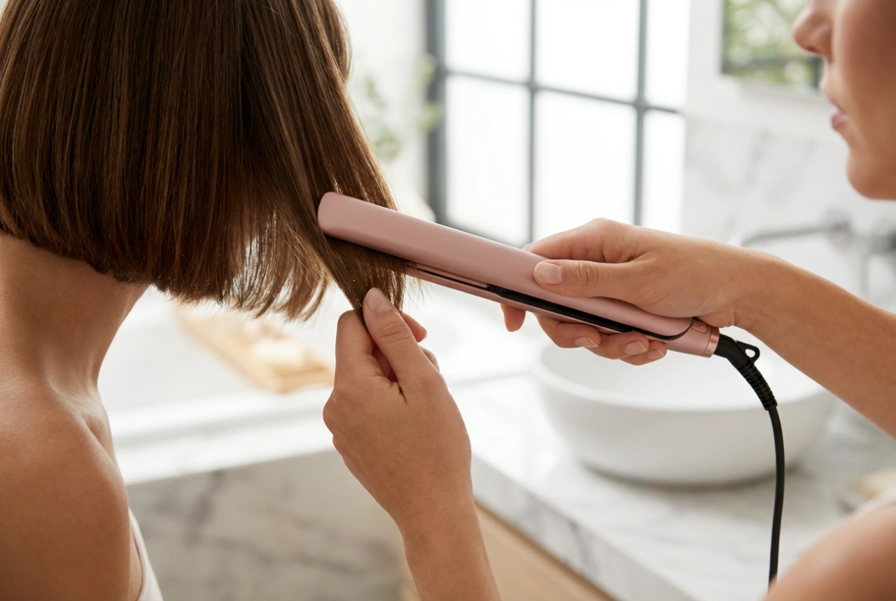 Smalle stijltang voor kort haar: nauwkeurig steilen en stylen