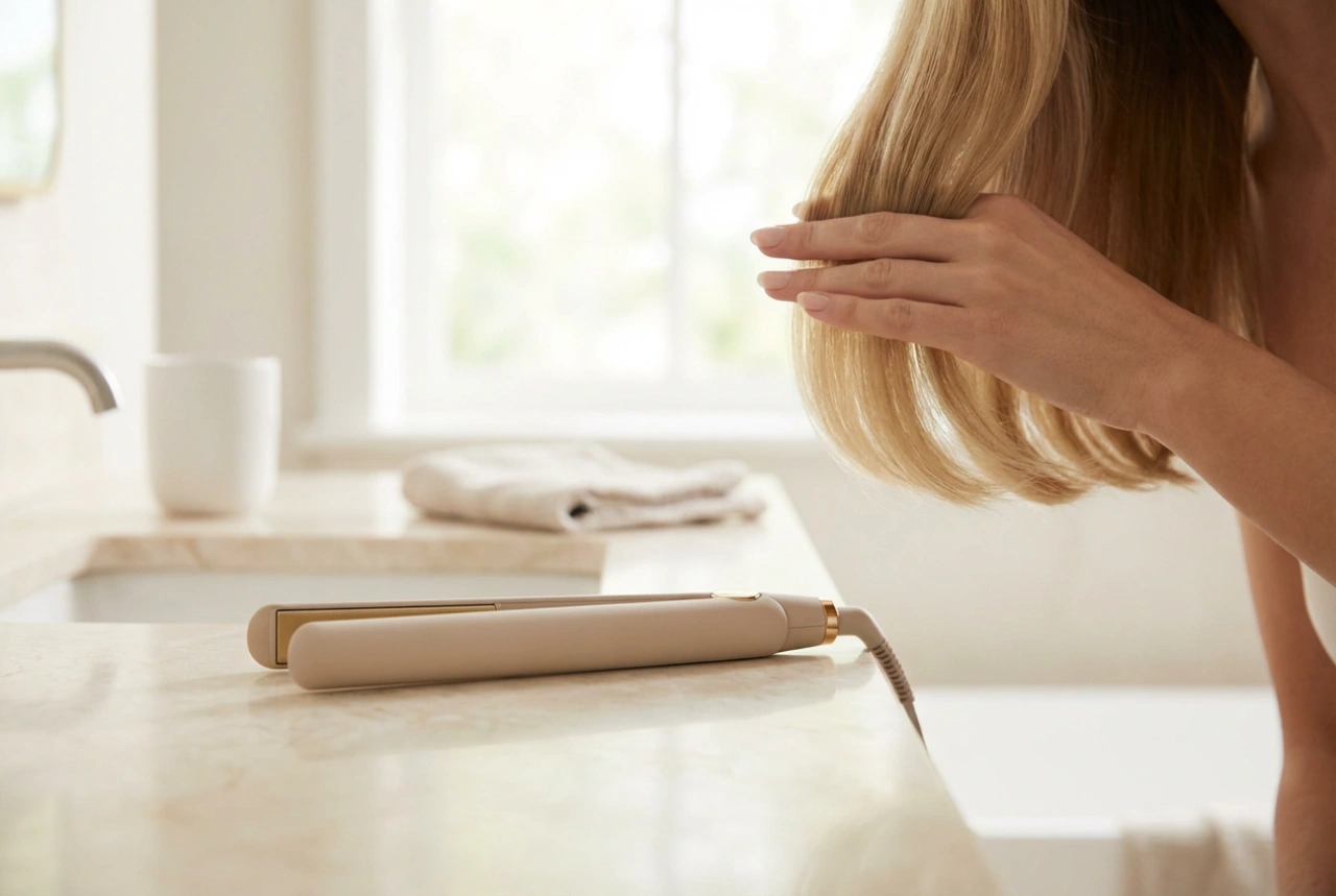 Kleine stijltang: de perfecte oplossing voor pluizig haar en styling op reis