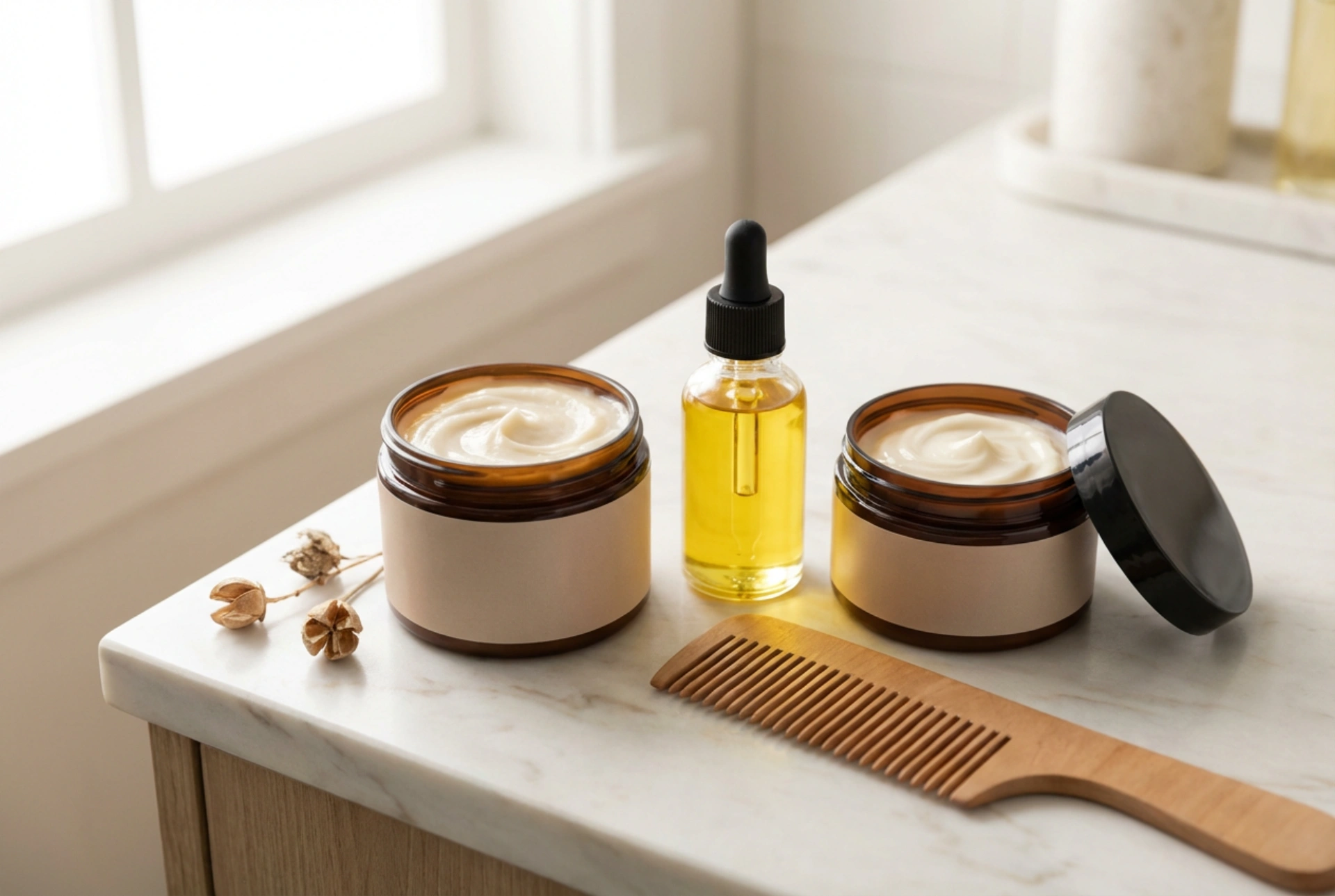 Conditioner voor krullend haar: humectanten, emollientia en OMO
