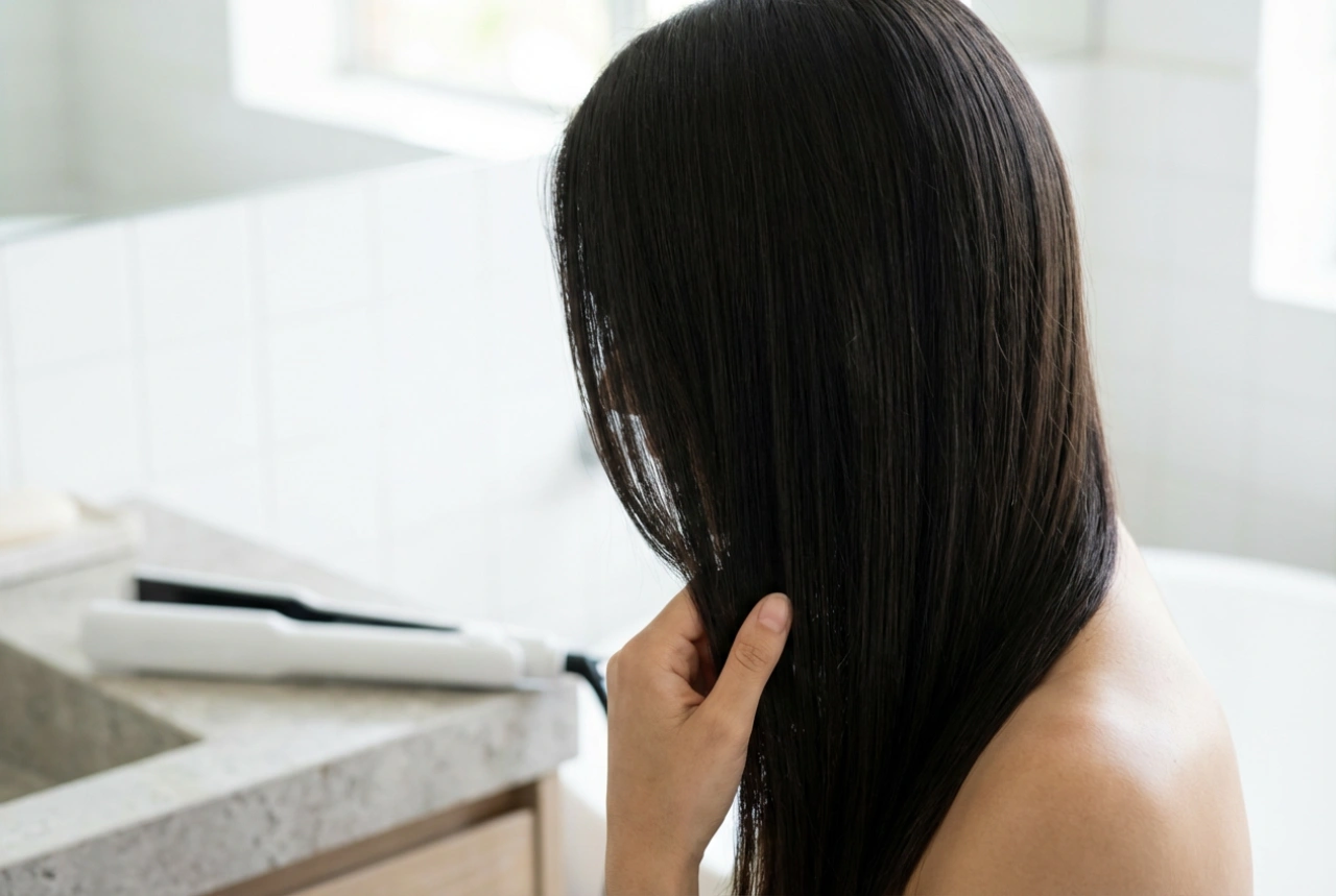 De keratine stijltang: glad haar, glans en optimale hittebescherming