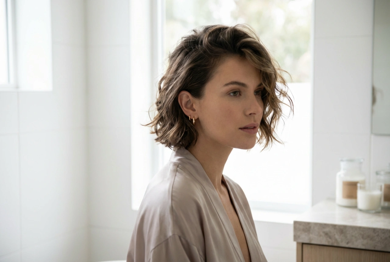 Kort haar: golven voor een bruiloft, een blijvende styling in een paar stappen