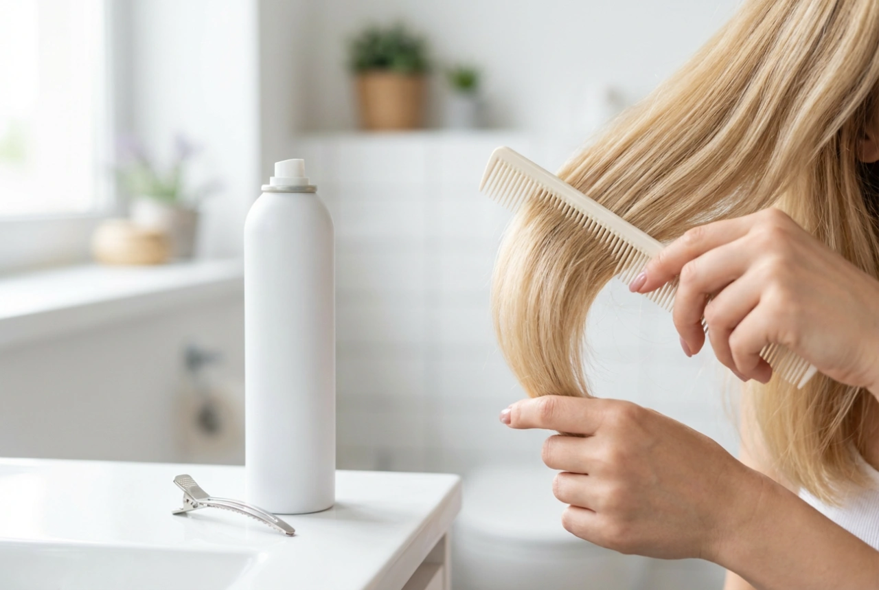 Haar touperen stap voor stap: kam, secties en fixerende spray