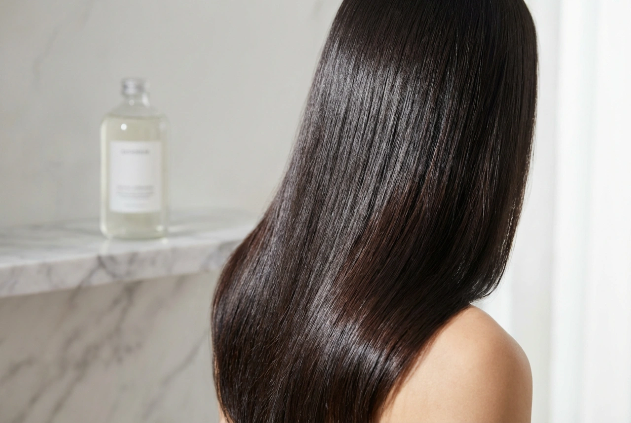 Haarglansspray: een stralende finish zonder vet effect