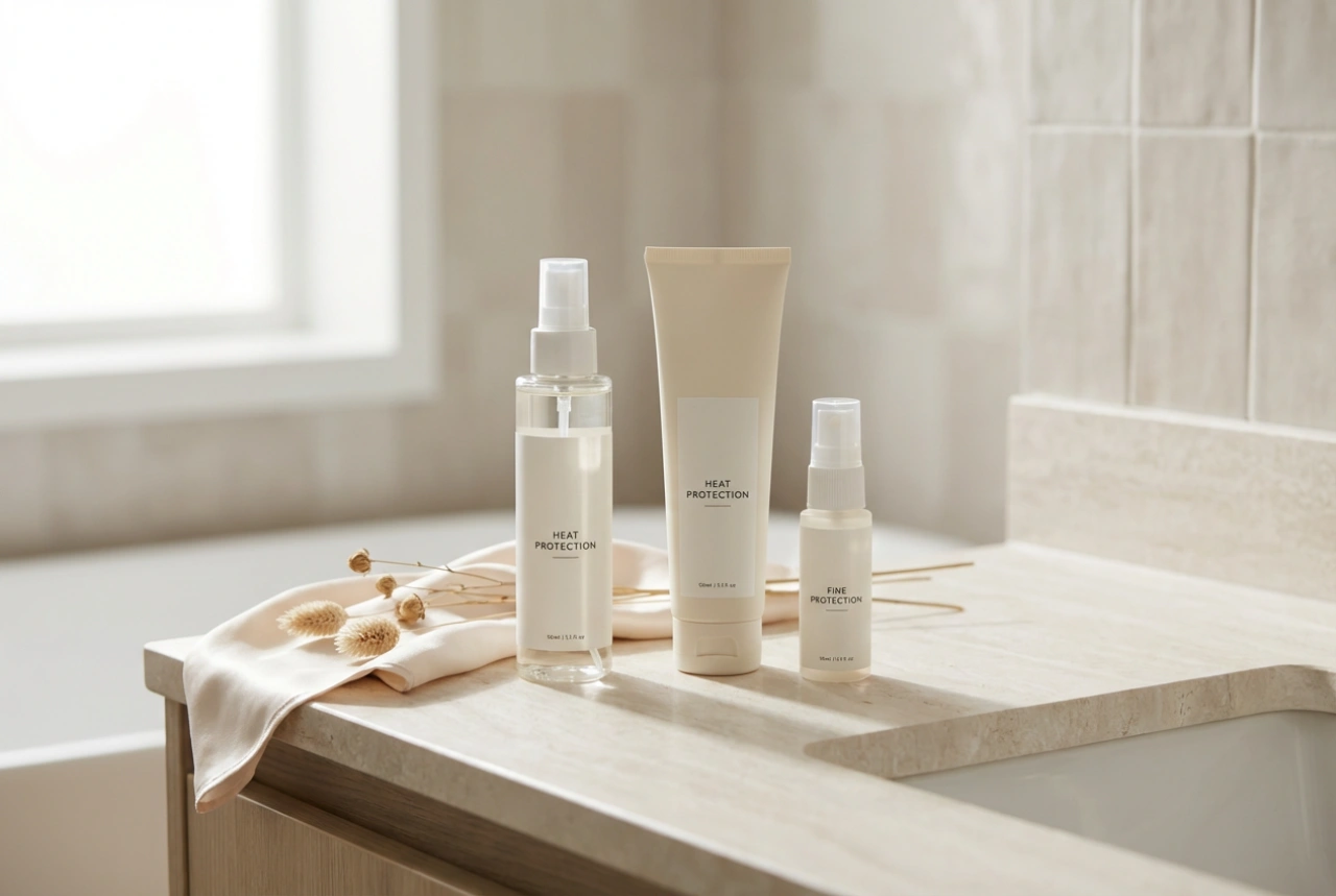 Dagelijkse hittebescherming voor het haar: sprays, crèmes en mists