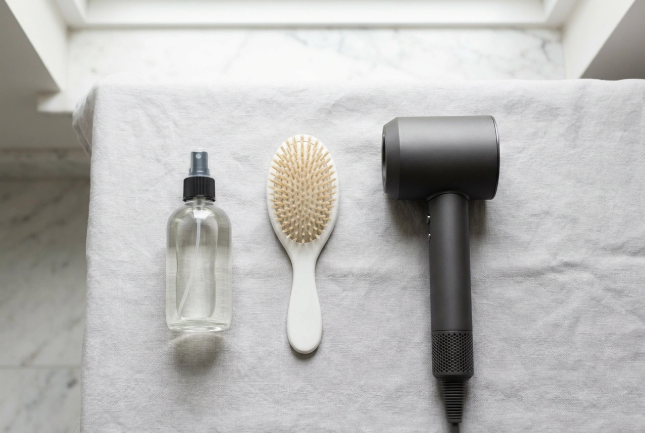 Hittebescherming voor het haar: de juiste volgorde in de stylingroutine