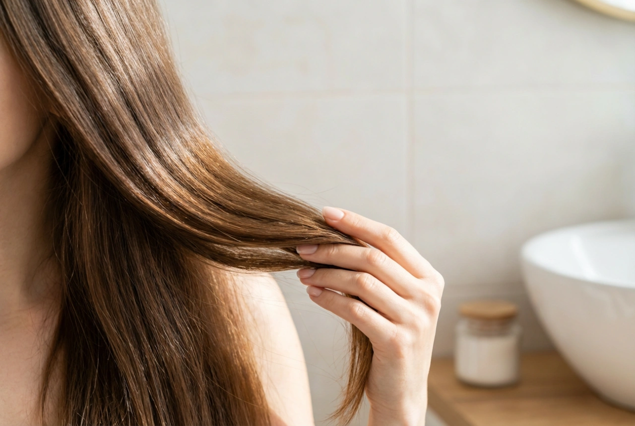 Hoe gebruik je haarglans in de praktijk: glans zonder te verzwaren