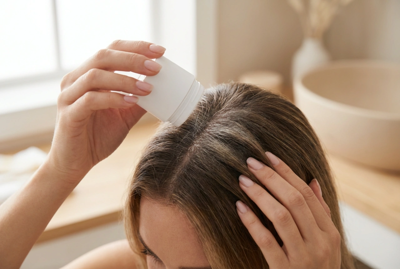 Haarvolumepoeder: een push-up effect bij de aanzet in 3 stappen
