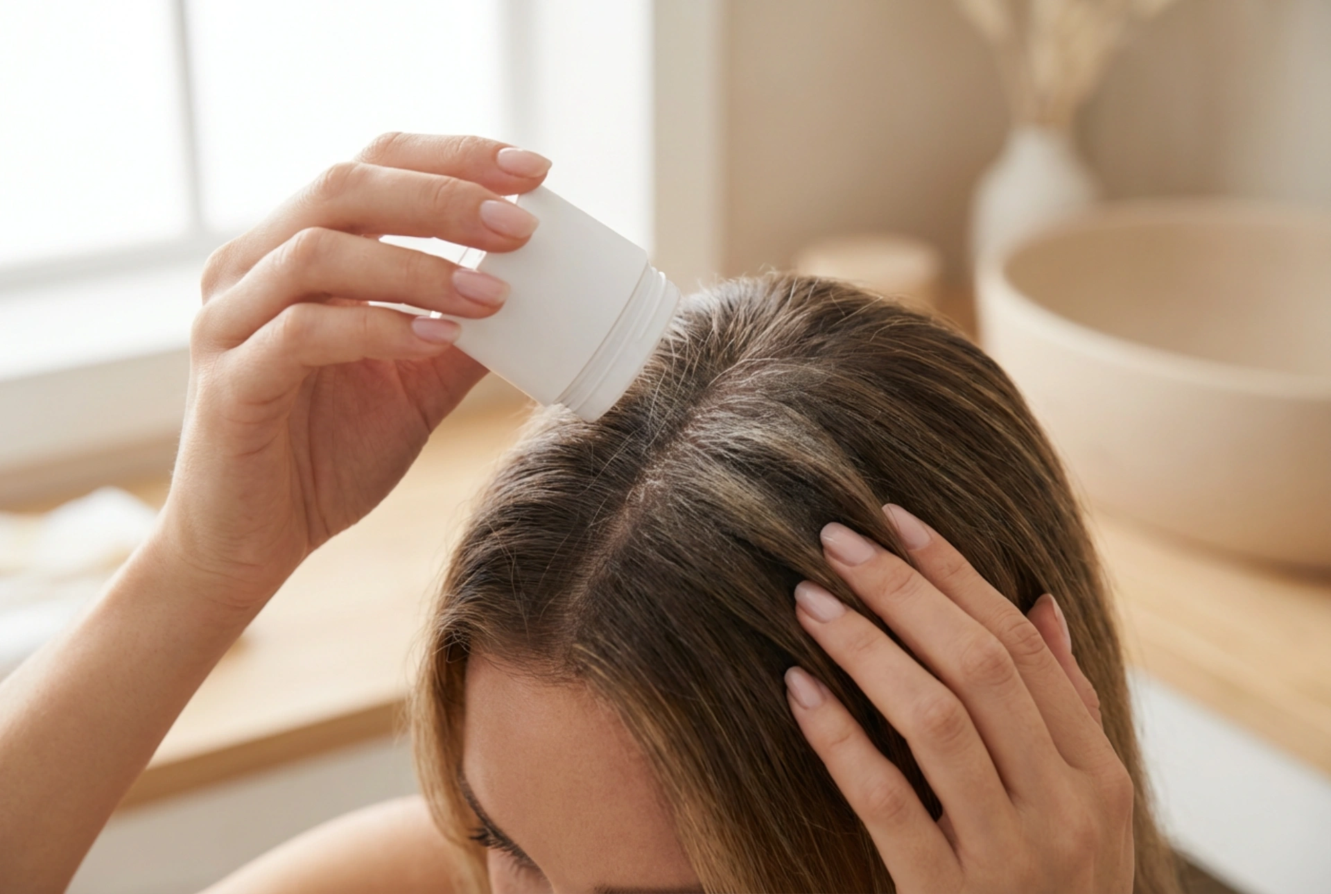Haarvolumepoeder: een push-up effect bij de aanzet in 3 stappen