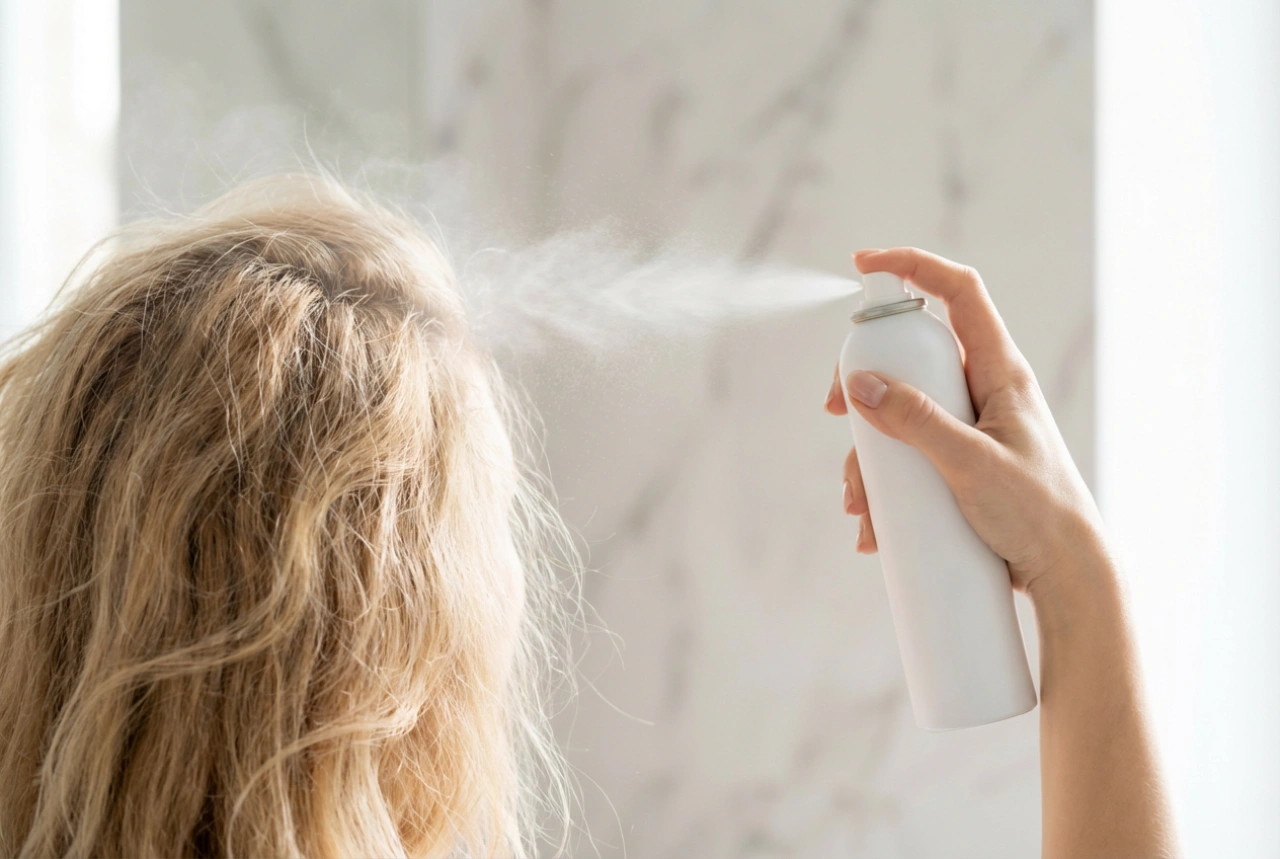 Haarpoederspray: toepassingen, aanbrengen en langdurig volume