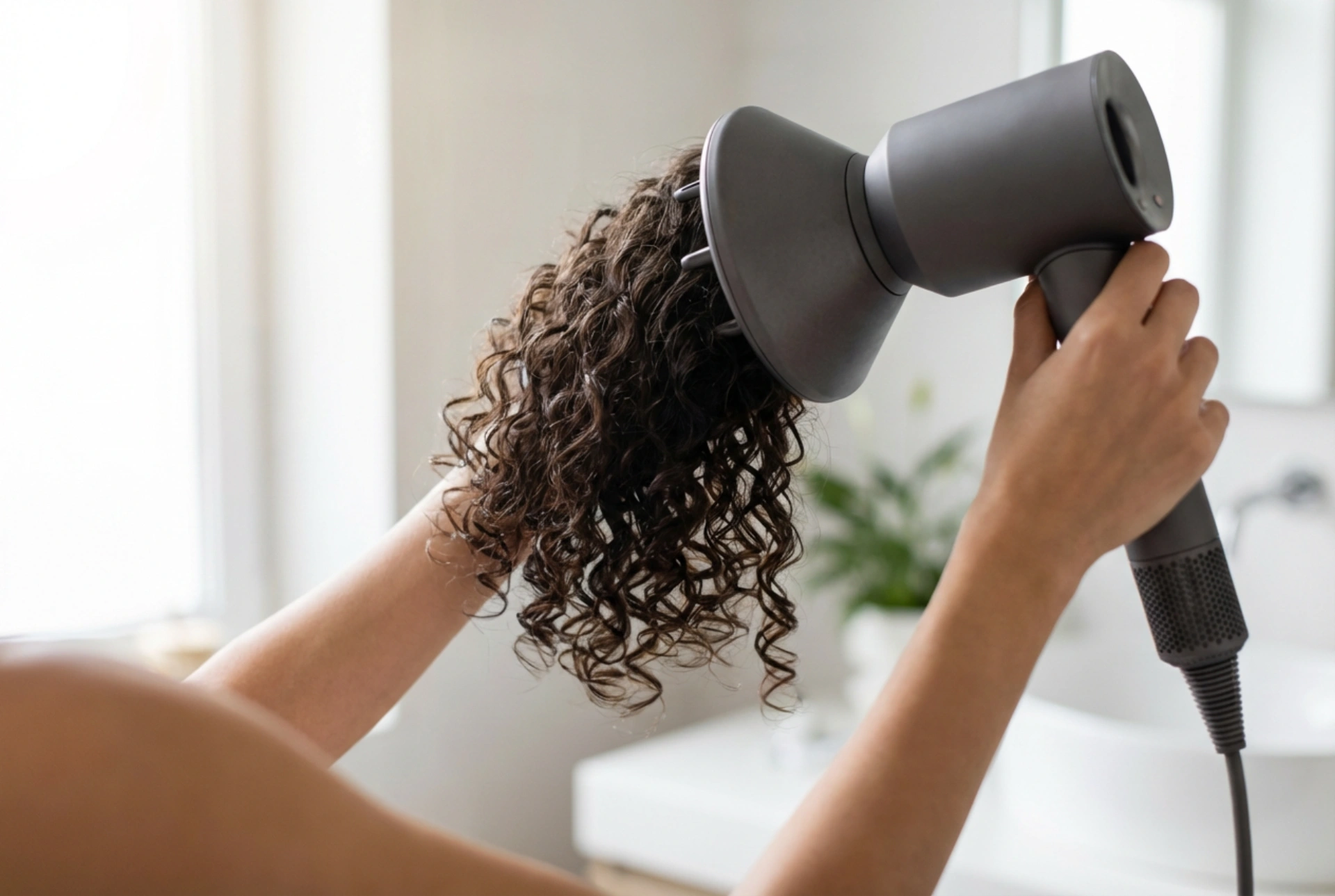 Haardroger voor krullend haar: instellingen, diffuser en bescherming van de krul