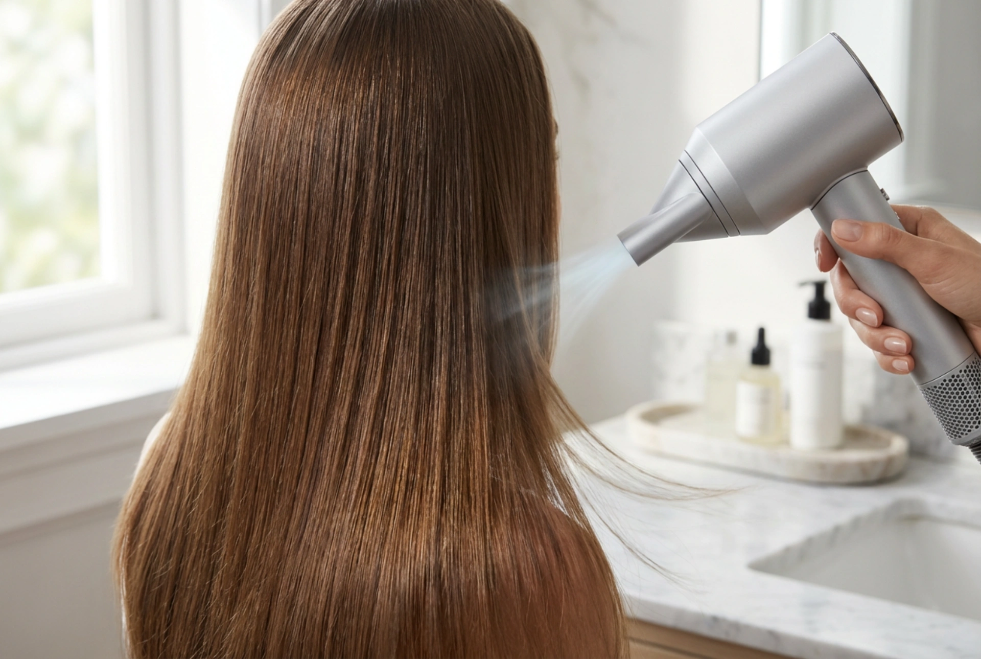 Hoe gebruik je een föhn met koude lucht voor een betere fixatie