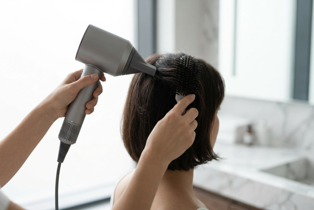 Haardroger voor kort haar: snel drogen en nauwkeurig stylen vanaf de hoofdhuid