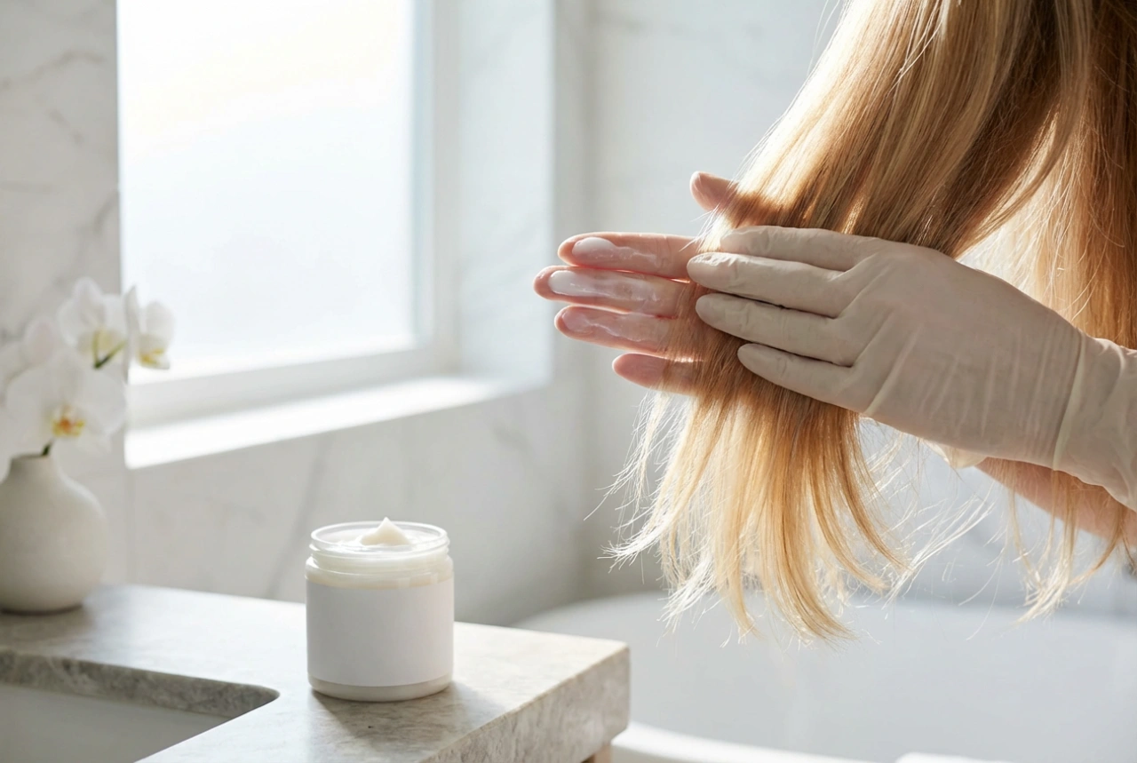 Oplichtende conditioner: hoe breng je het aan en controleer je de haartint
