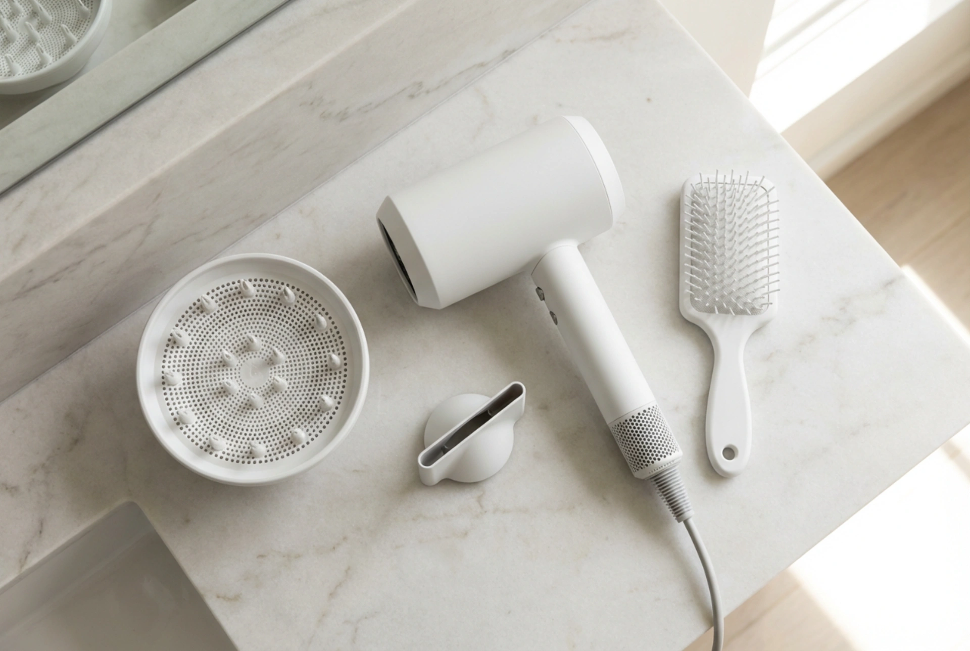 Haardroger met opzetstukken: waarvoor dienen de diffuser, de concentrator en de borstel