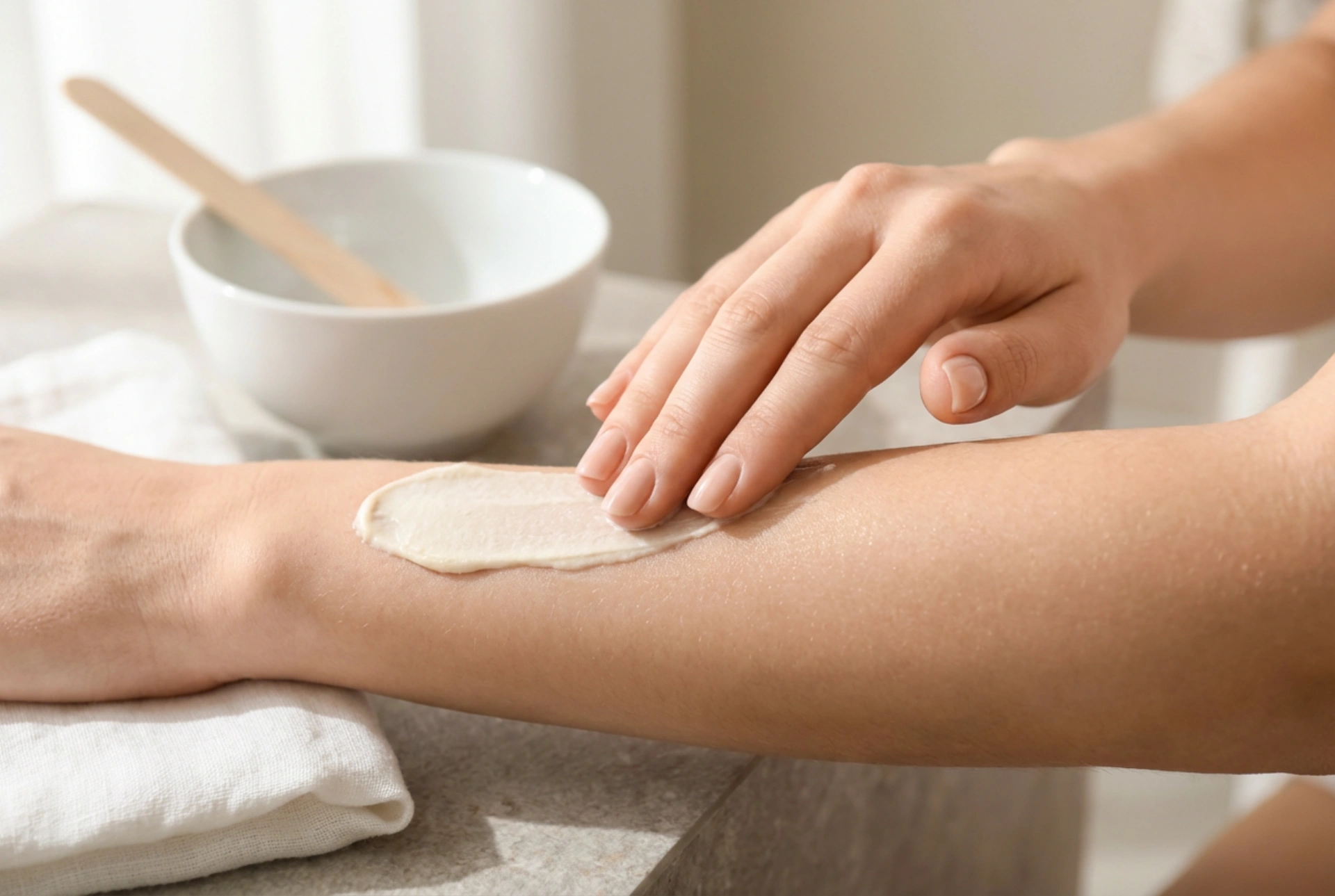 Ontharingspasta: huidvoorbereiding, aanbrengen en verwijderen zonder resten