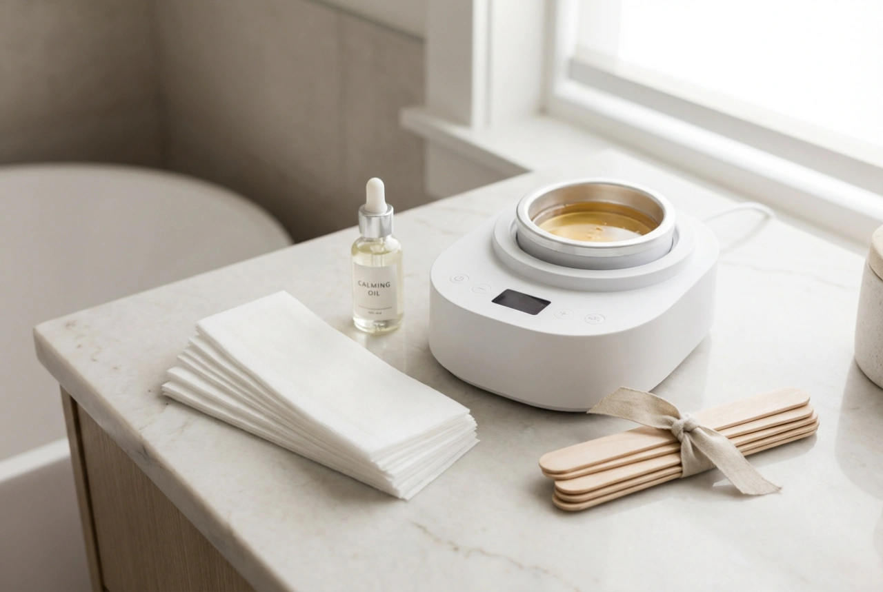 Professionele wax voor ontharing thuis: techniek, temperatuur en veiligheid