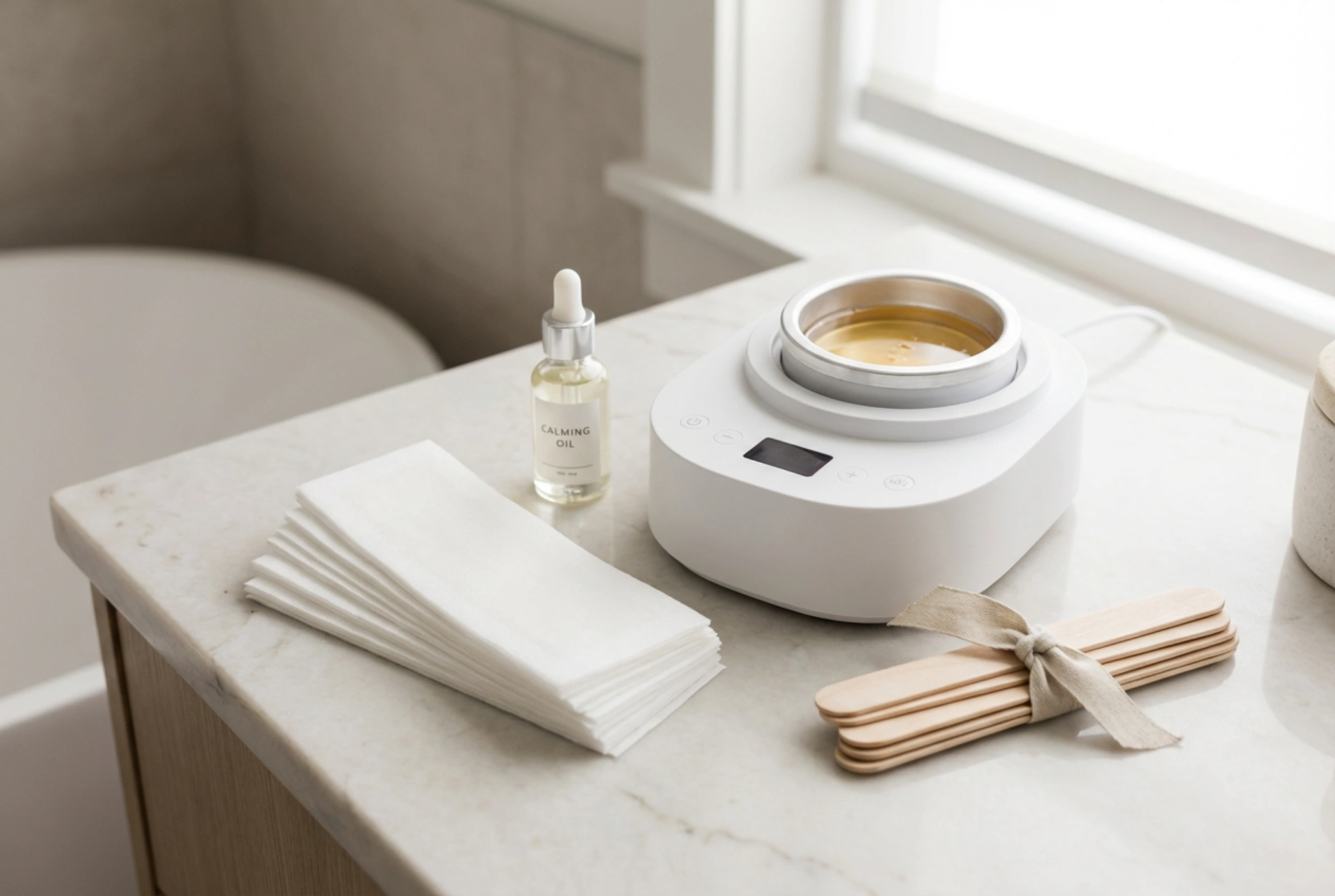 Professionele wax voor ontharing thuis: techniek, temperatuur en veiligheid