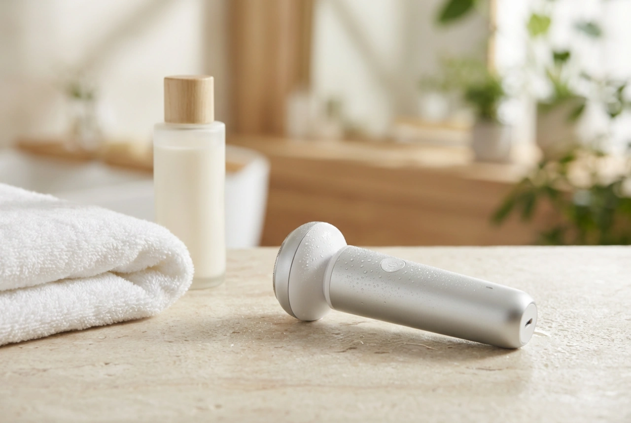 Elektrisch scheerapparaat voor dames: nat en droog scheren en onderhoud