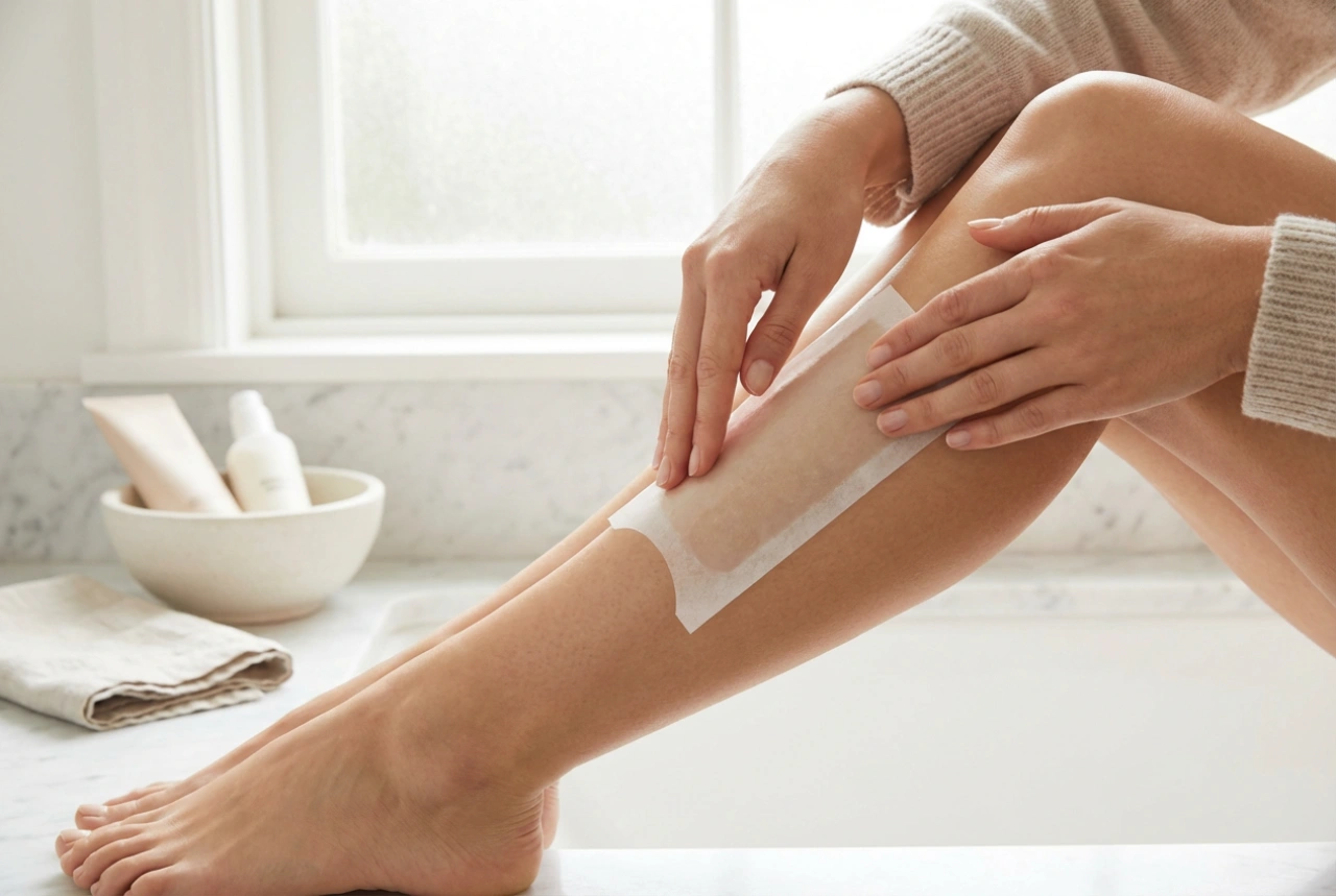 Waxstrips voor de benen: opwarmen, aanbrengen en pijnloos verwijderen