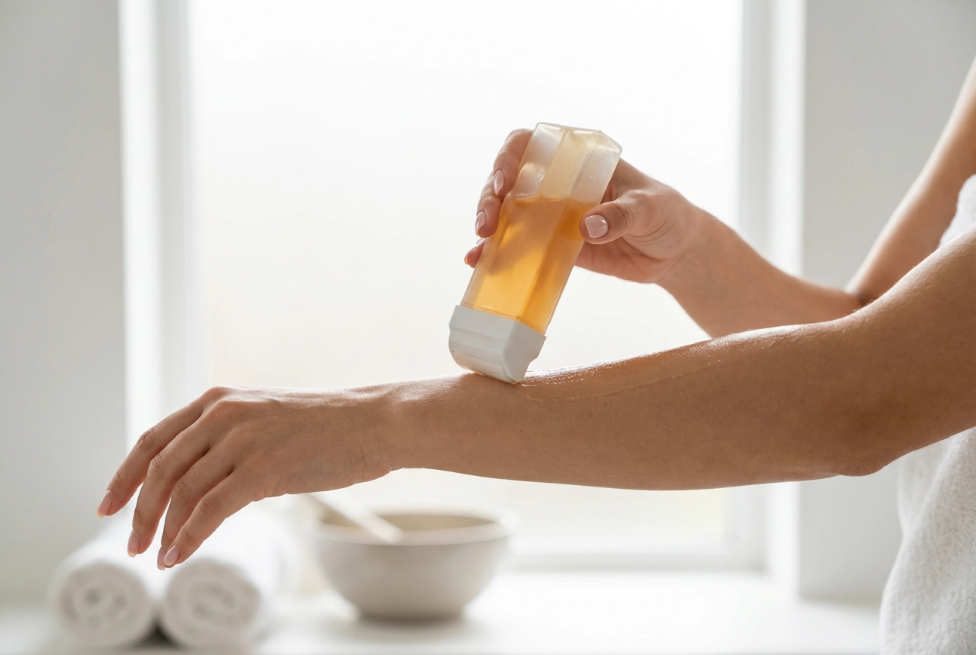 Roll-on hars: hoe te verwarmen, aan te brengen en stap voor stap te verwijderen