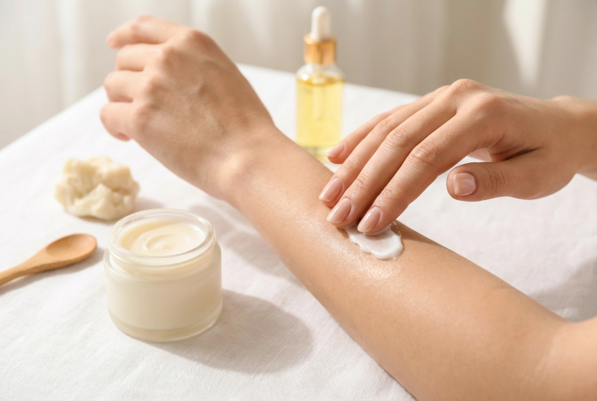 Een goede bodylotion: hoe ingrediënten te kiezen en op de huid te testen