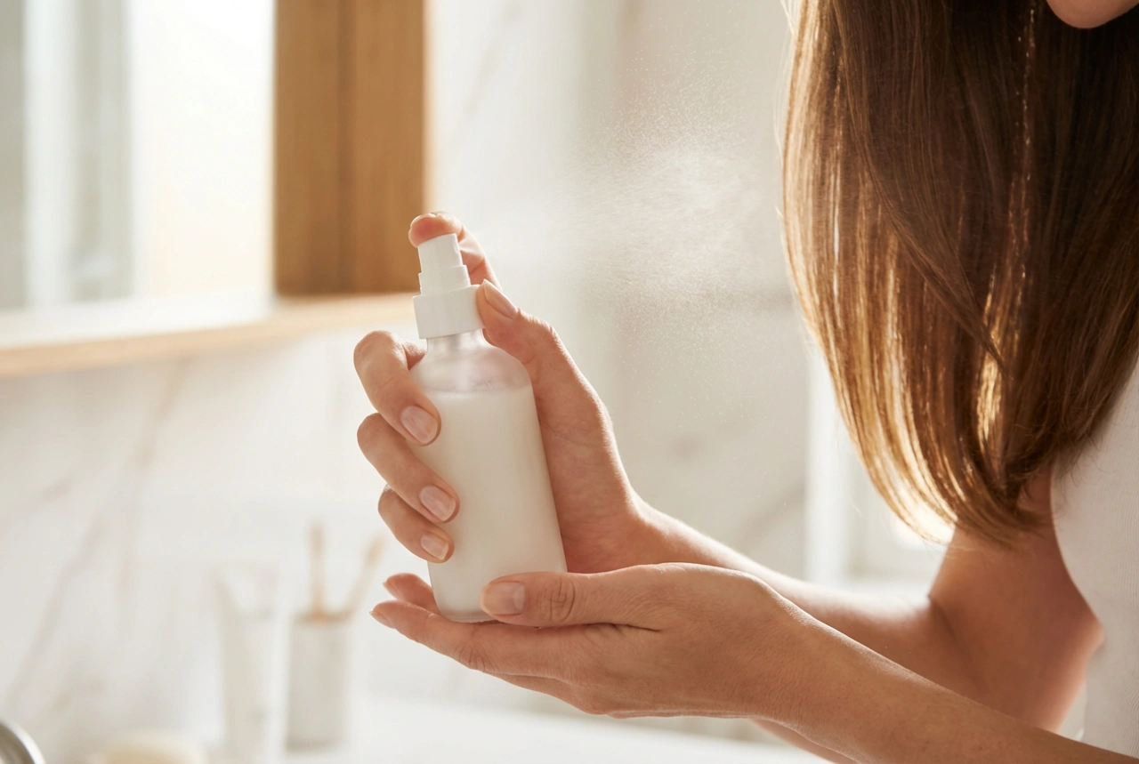 Spray-conditioner: wanneer werkt het en hoe breng je het aan zonder te verzwaren