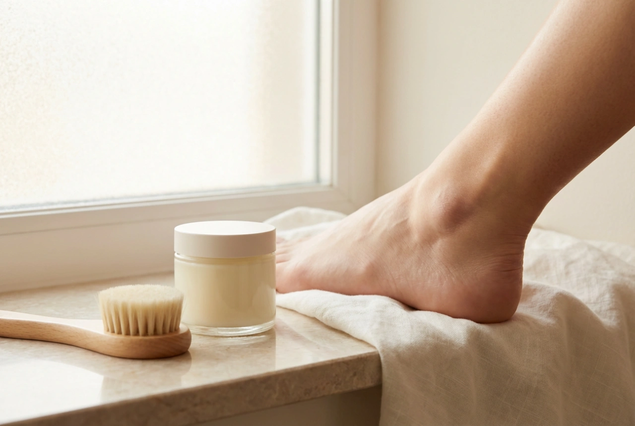 Gebarsten hielen: verzachten, exfoliëren en beschermen