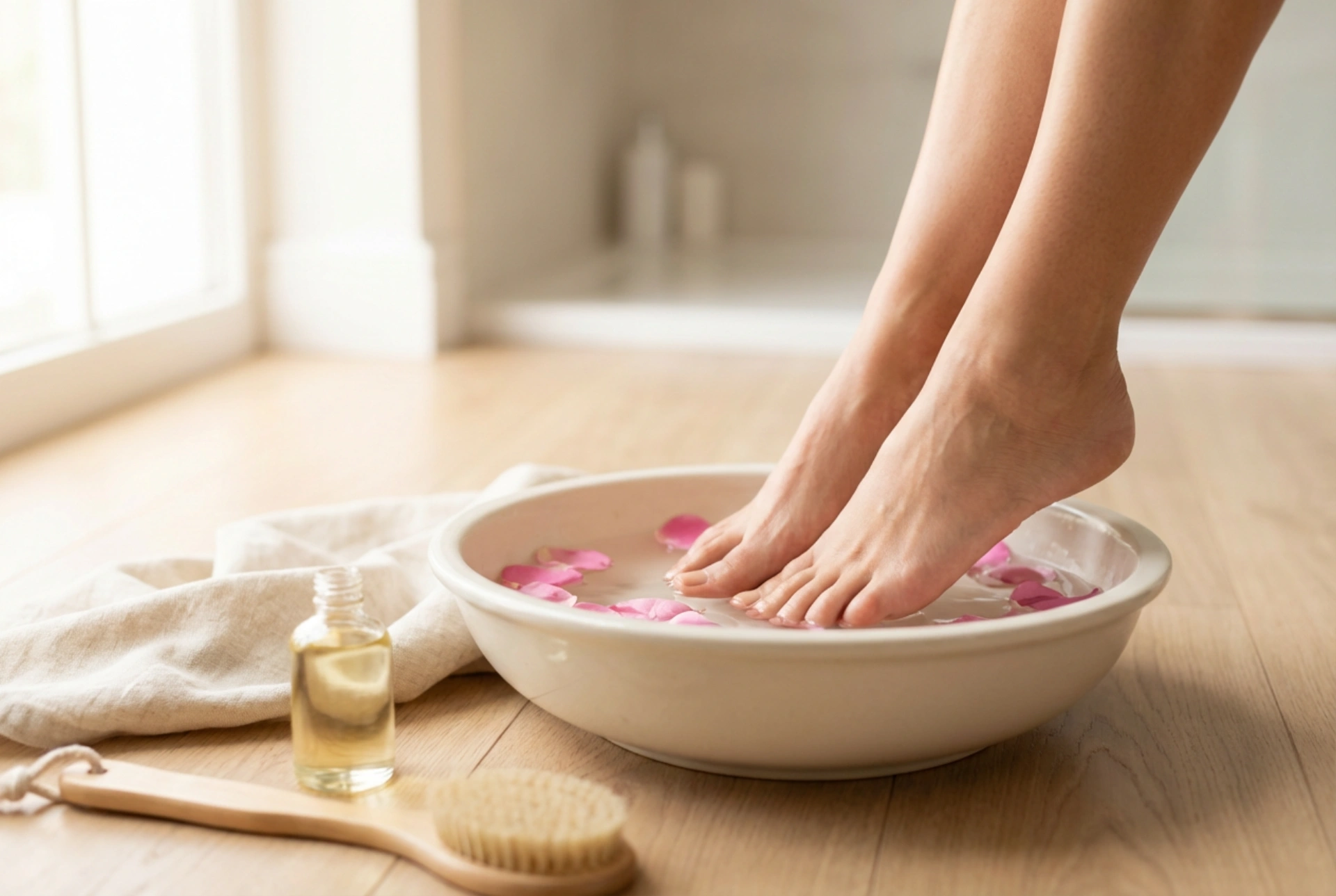 Ontspanning voor je voeten thuis: een thuis-spa voor je voeten stap voor stap