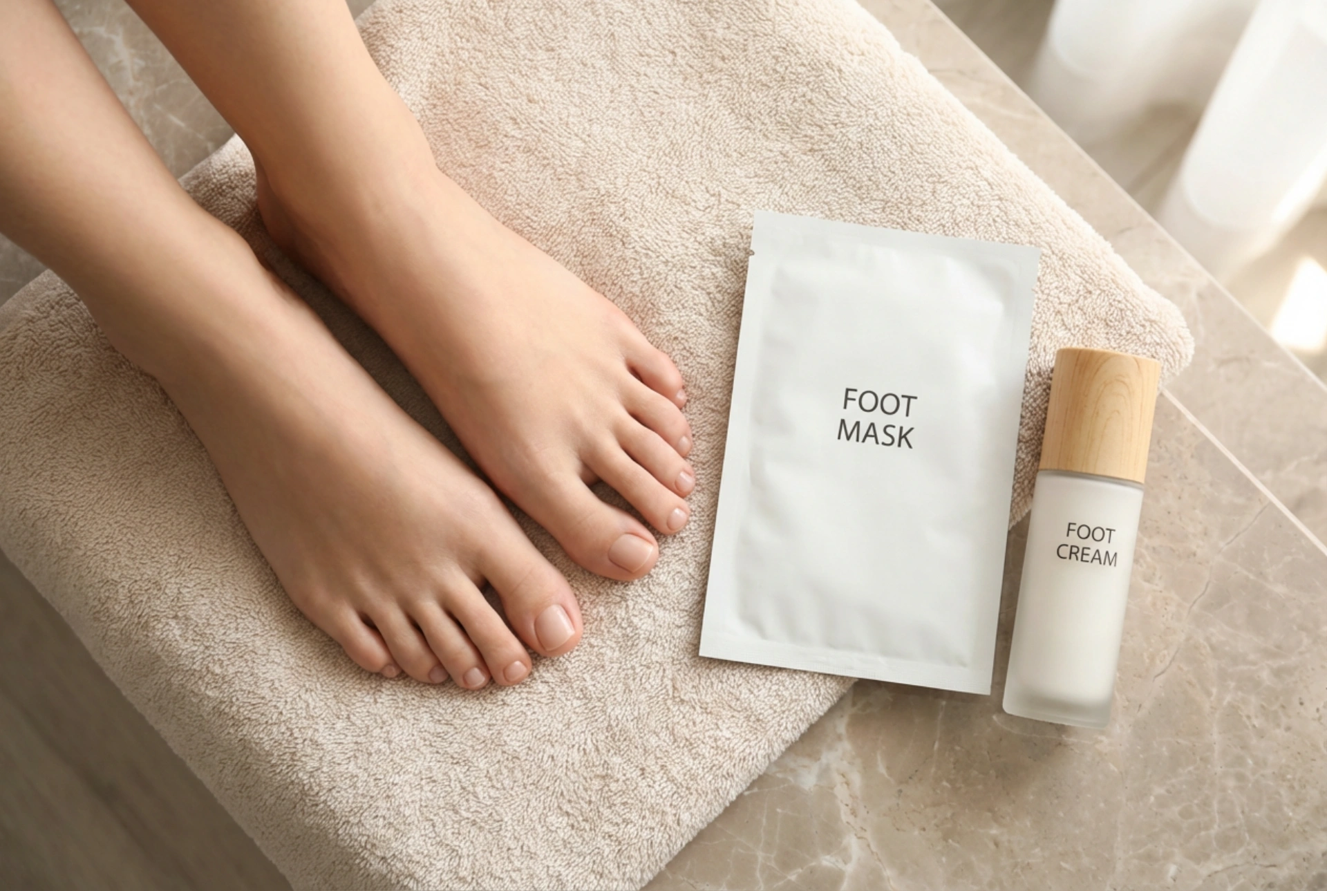 Exfoliërende voetmaskers: soorten, inwerktijd en verzorging achteraf