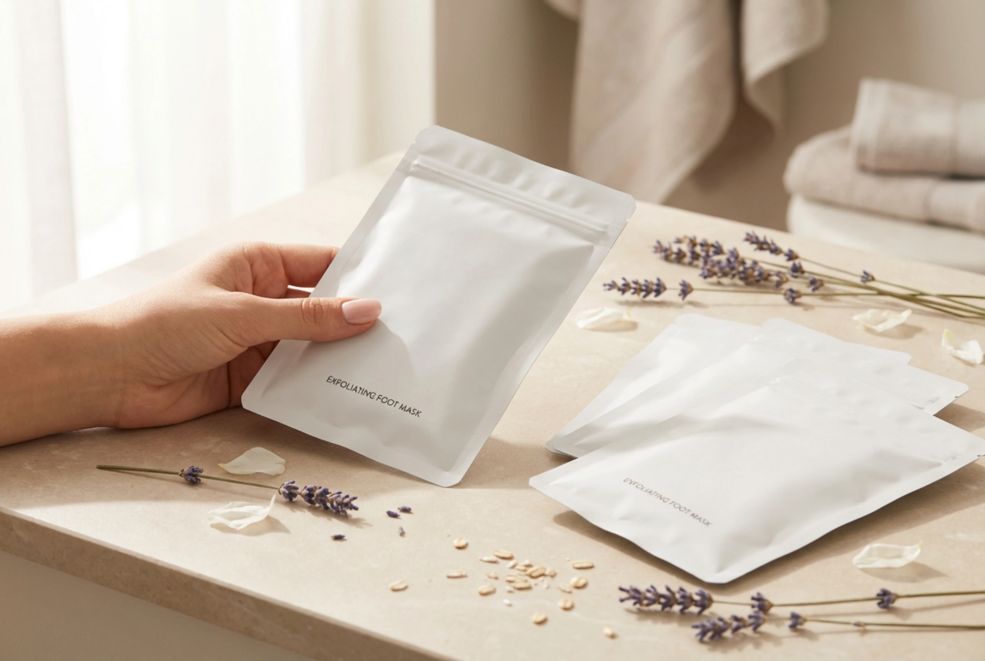 Exfoliërende voetmaskers: soorten, inwerktijd en gebruikstips