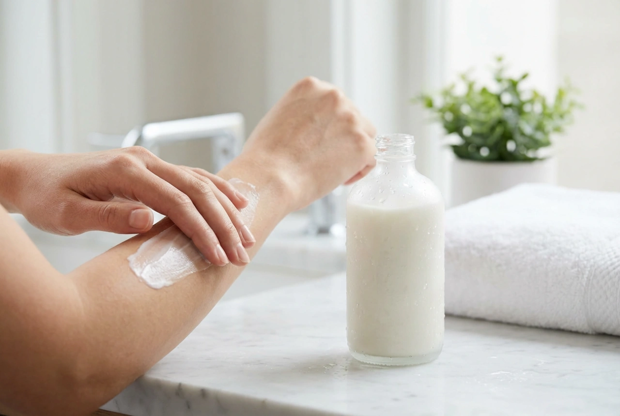 Douchegel met lotion: reinigen en voeden in één stap