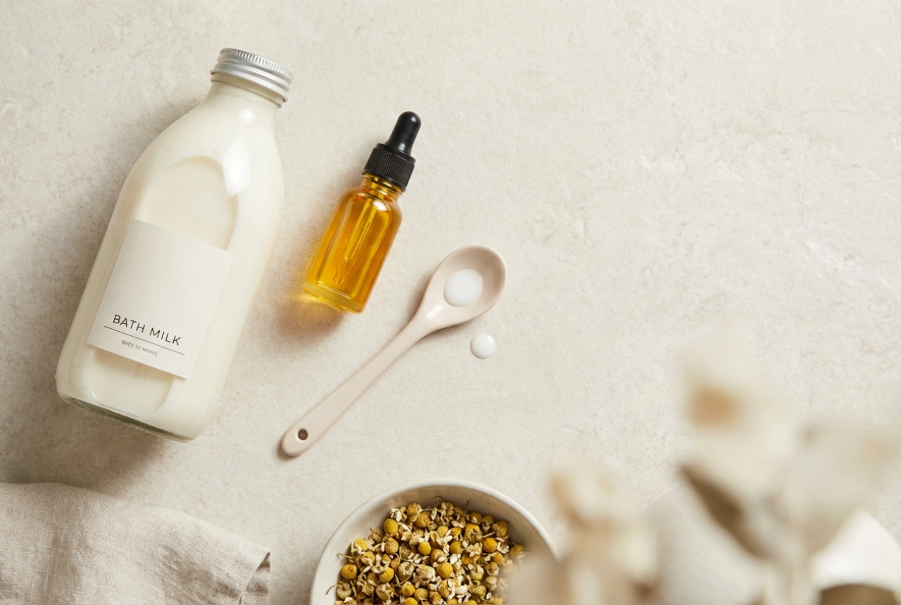 Badmelk: hoe te doseren, te combineren met olie en de huid te verzorgen