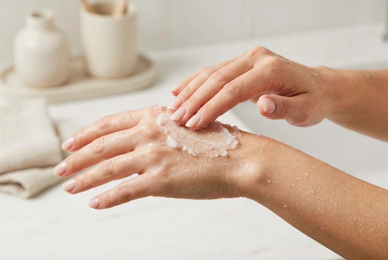 Suikerscrub: een eenvoudige manier voor een gladde huid en betere opname